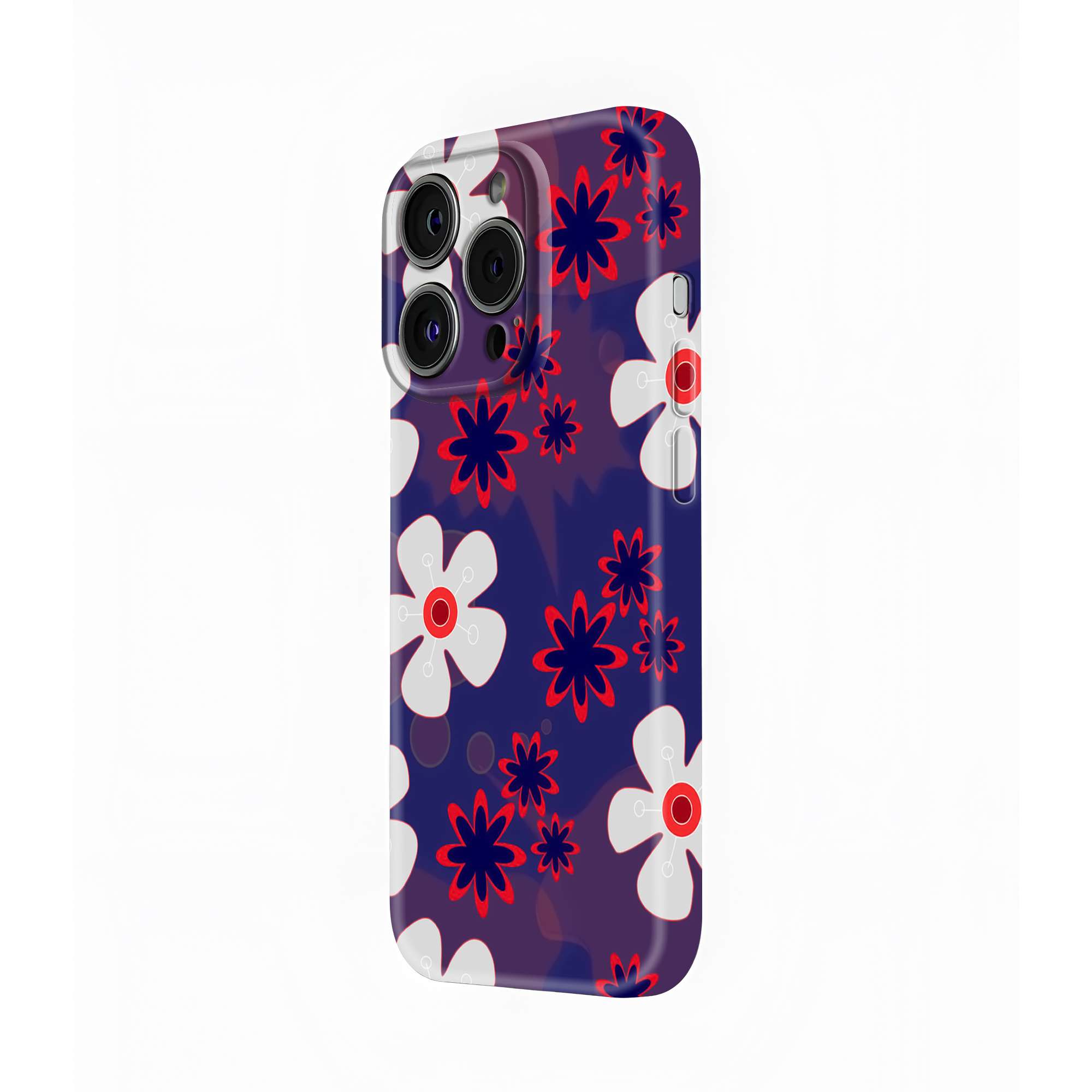 Midnight Daisy Glossy Hard Case