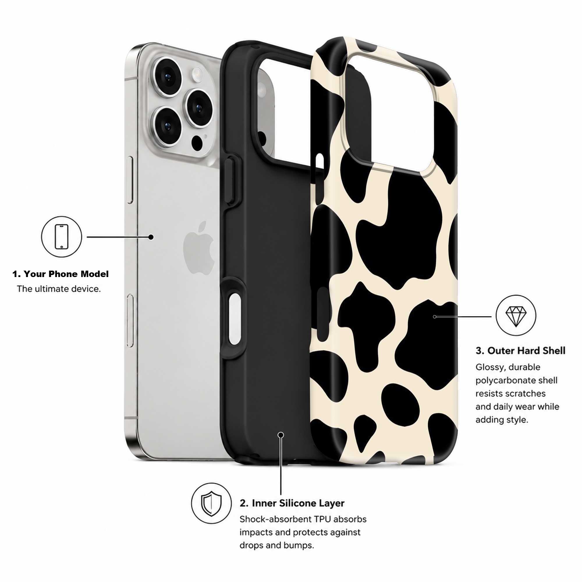 Midnight Moo Dual Guard Case