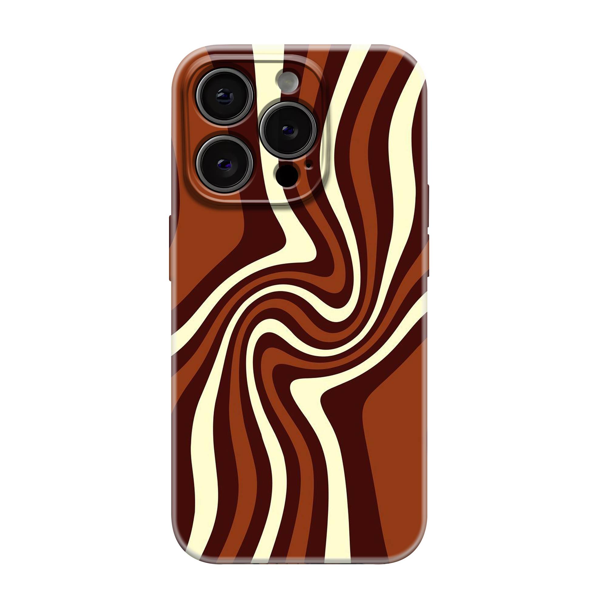 Mocha Flow Glossy Hard Case