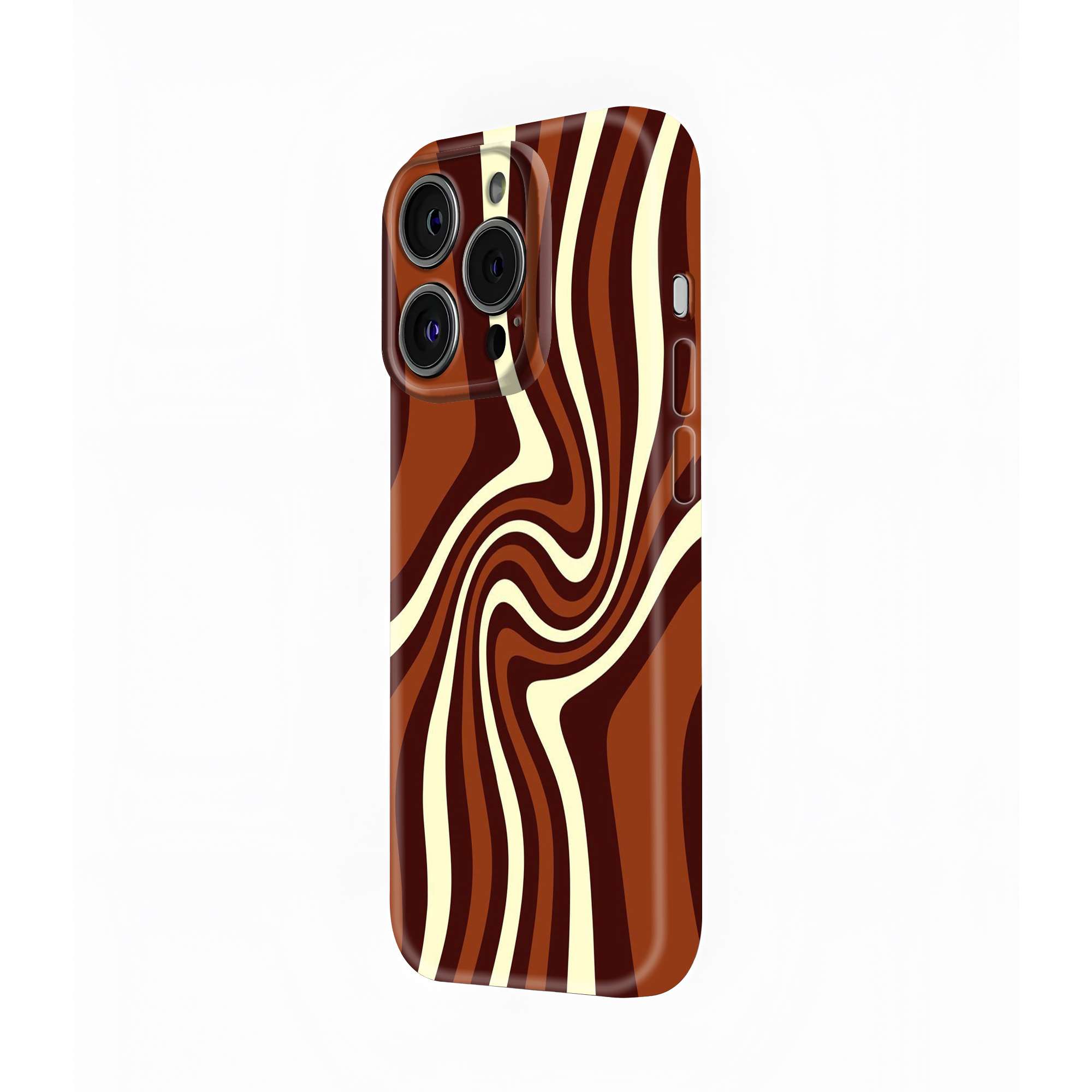 Mocha Flow Glossy Hard Case