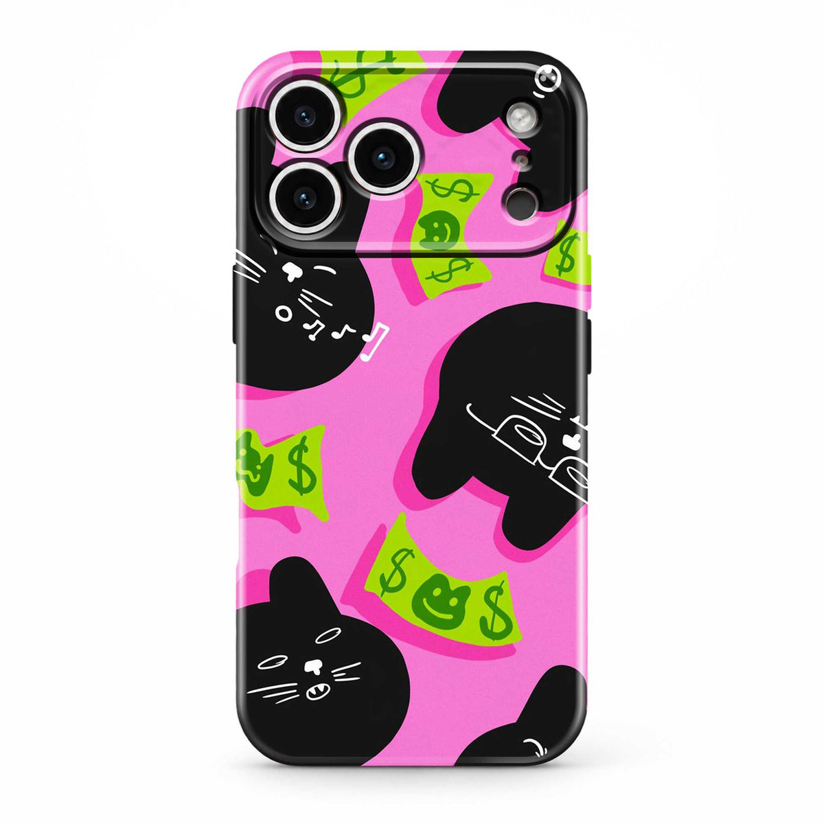 Money Meow Glossy Hard Case