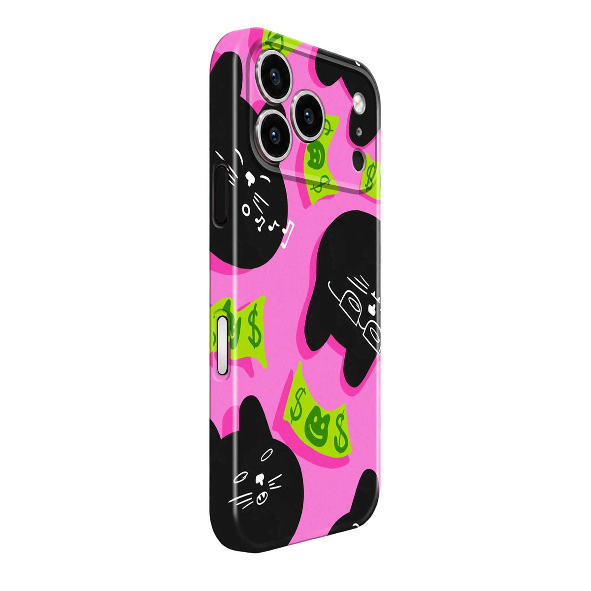 Money Meow Glossy Hard Case