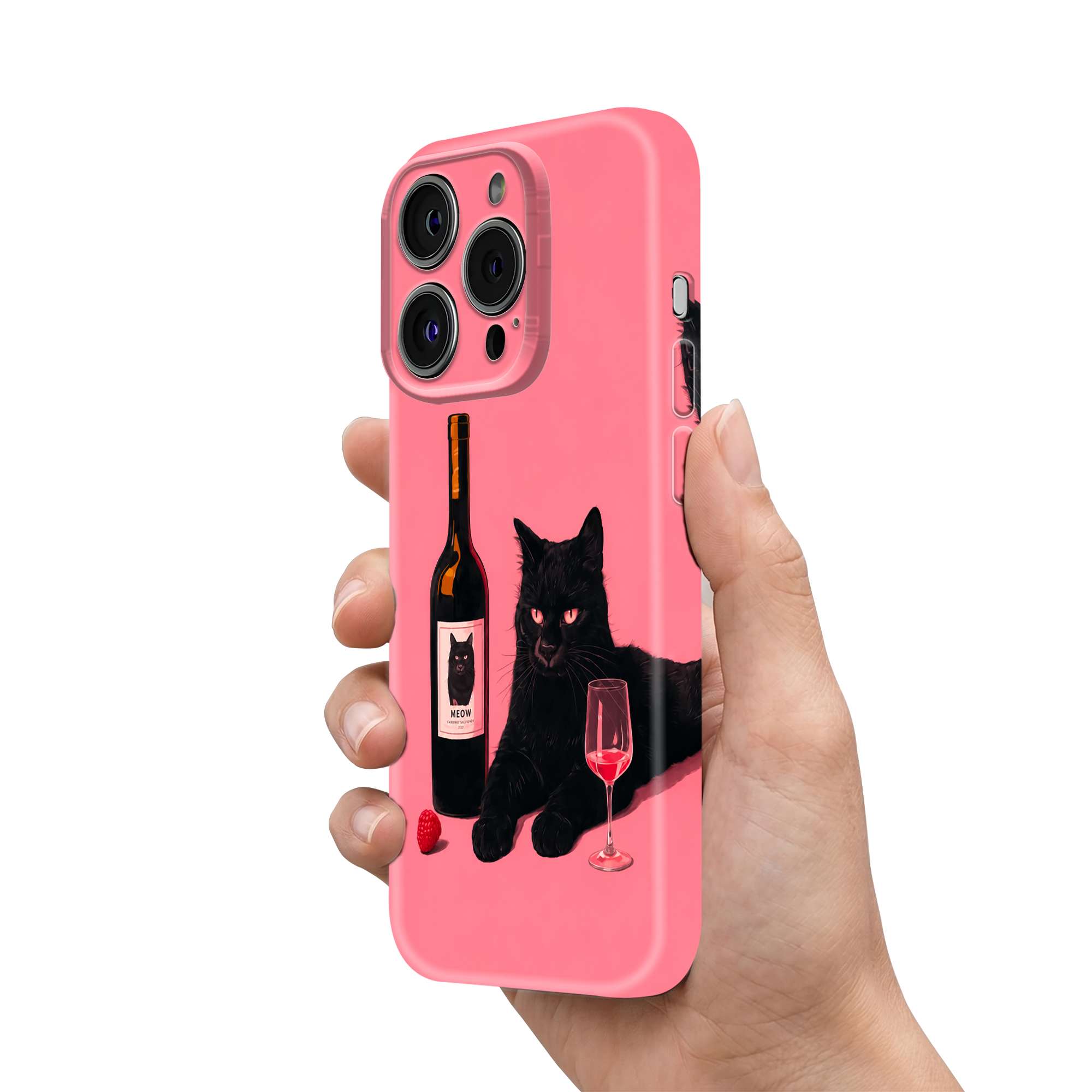 Moody Meow Glossy Hard Case
