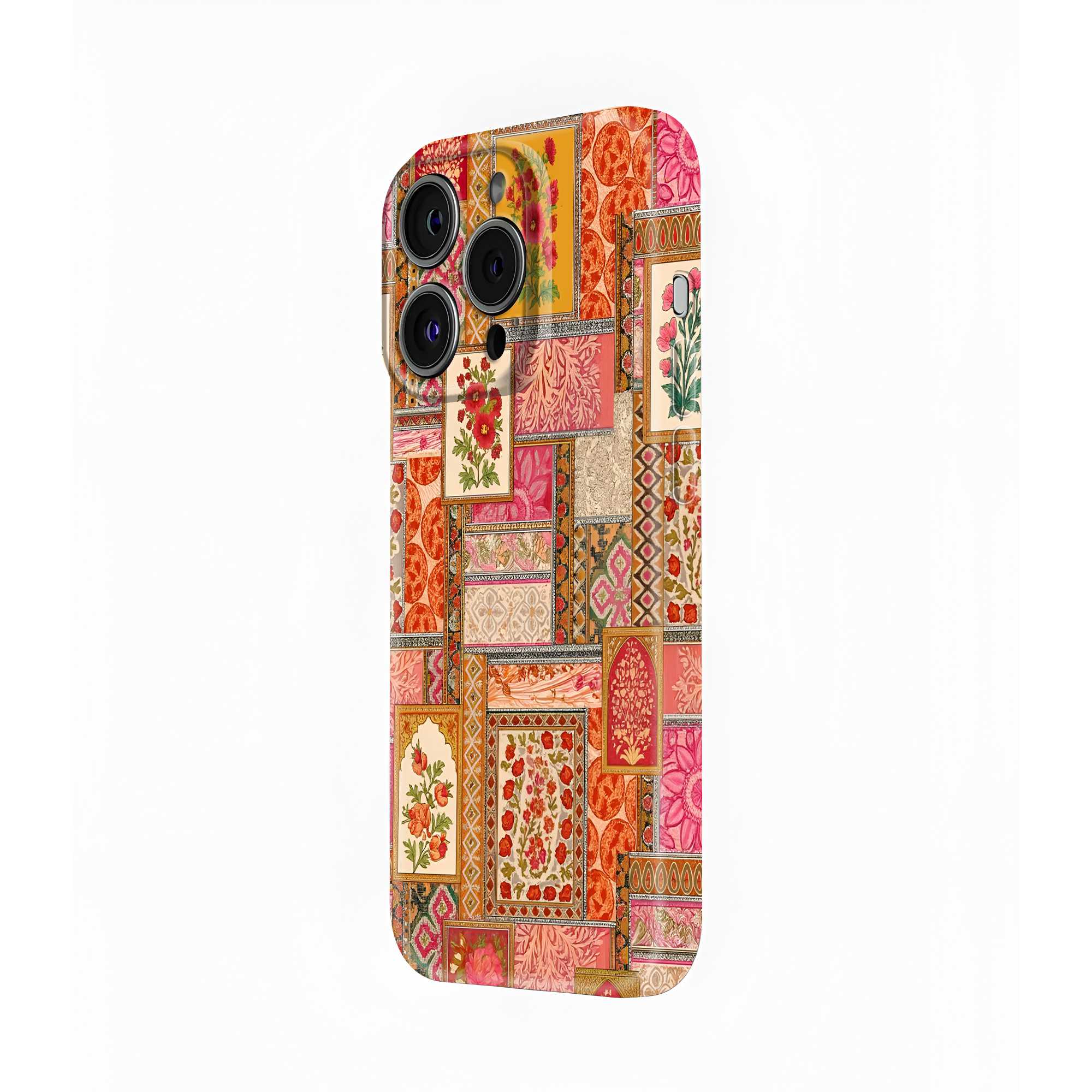 Mughal Floral Collage Glossy Hard Case