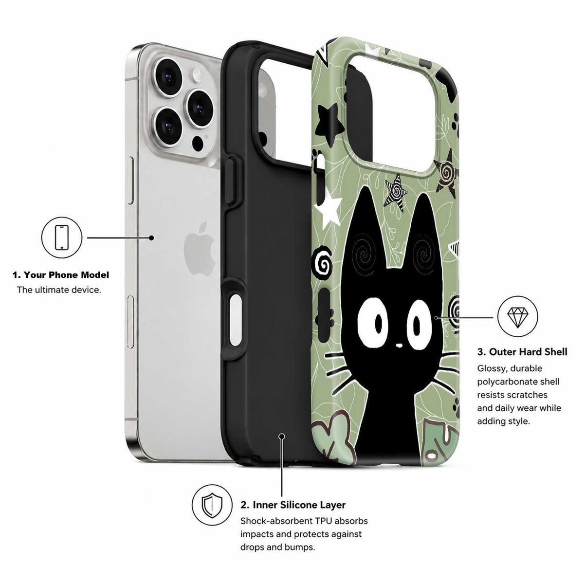 Mystic Kitty Dual Guard Case