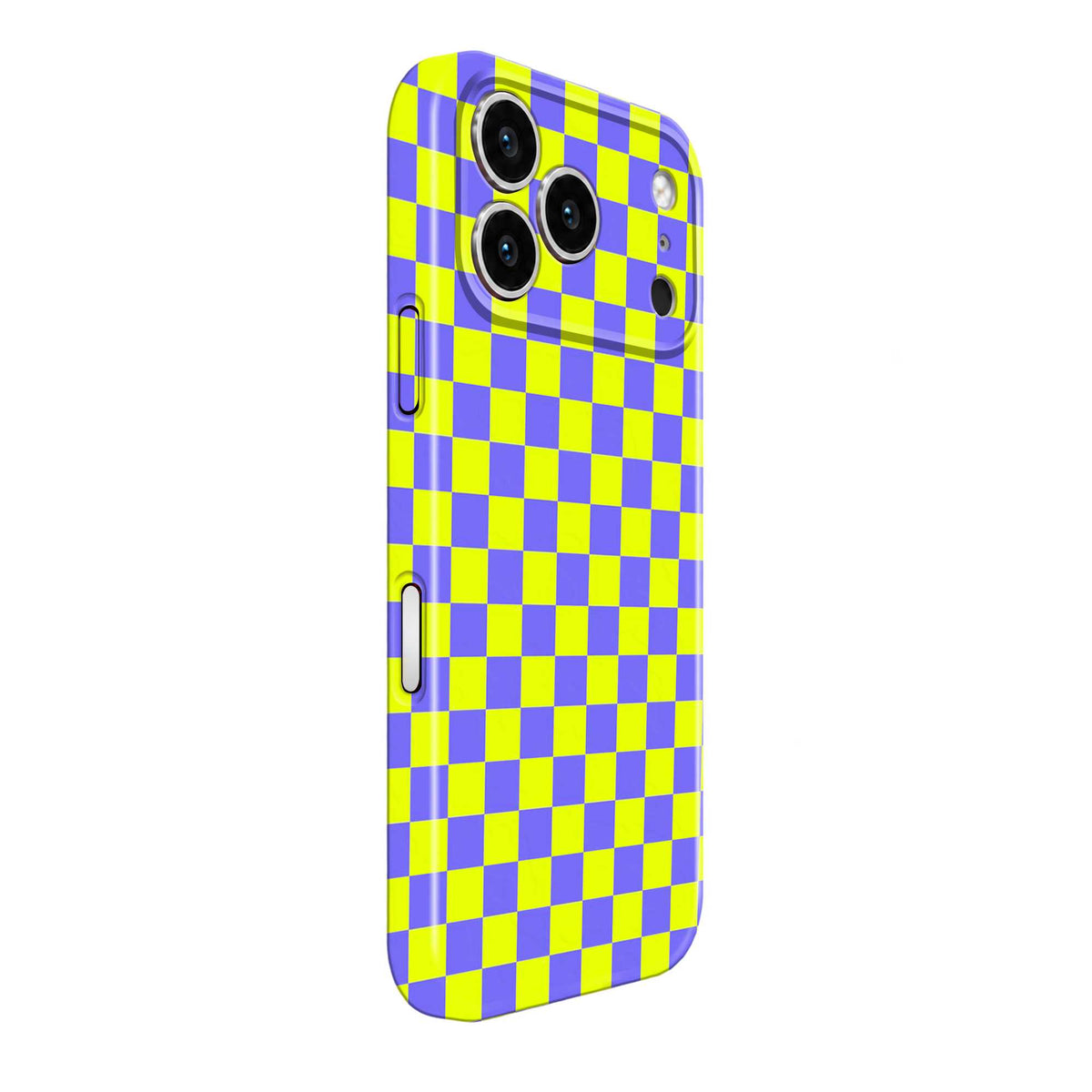 Neon Check Glossy Hard Case