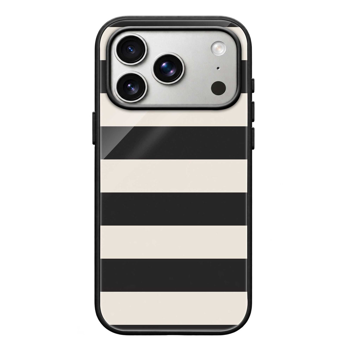 Noir Lines Glass Case