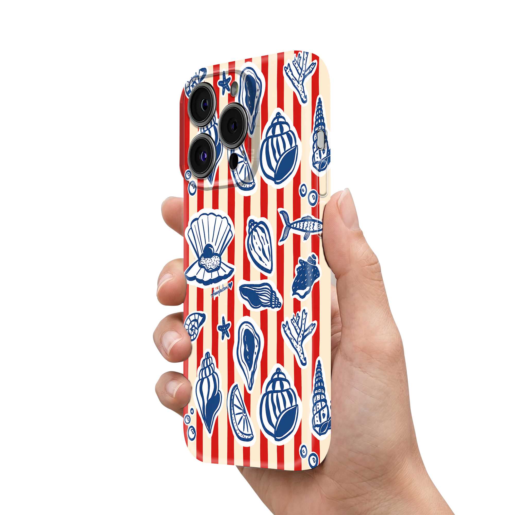 Ocean Doodles Glossy Hard Case