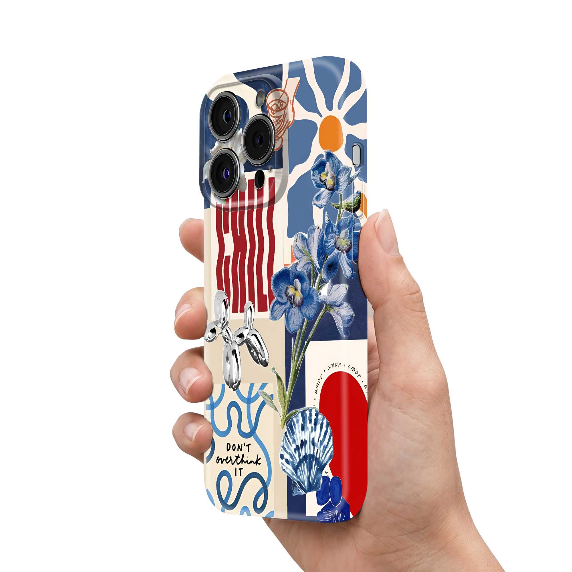 Ocean Petals Glossy Hard Case
