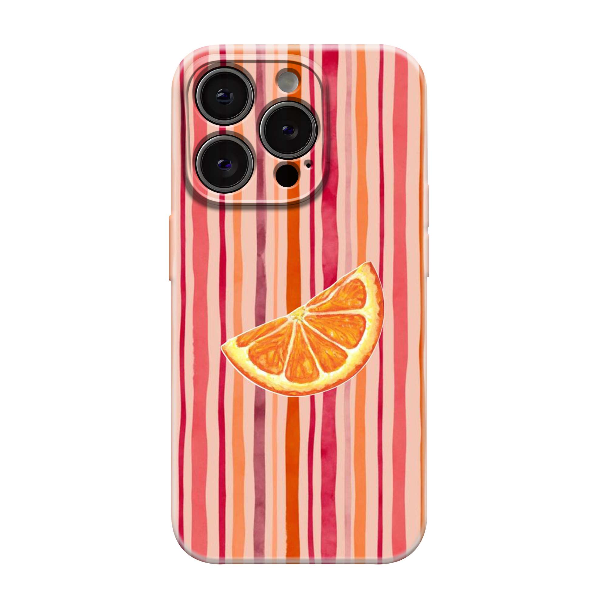 Orange Zest Glossy Hard Case