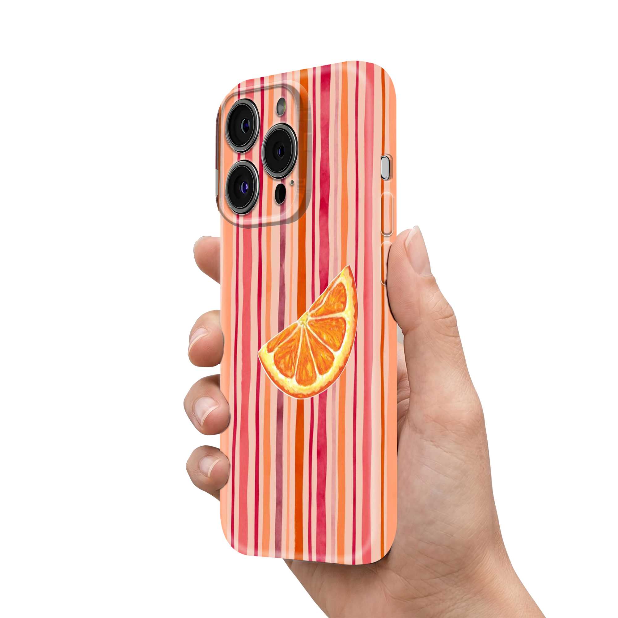 Orange Zest Glossy Hard Case