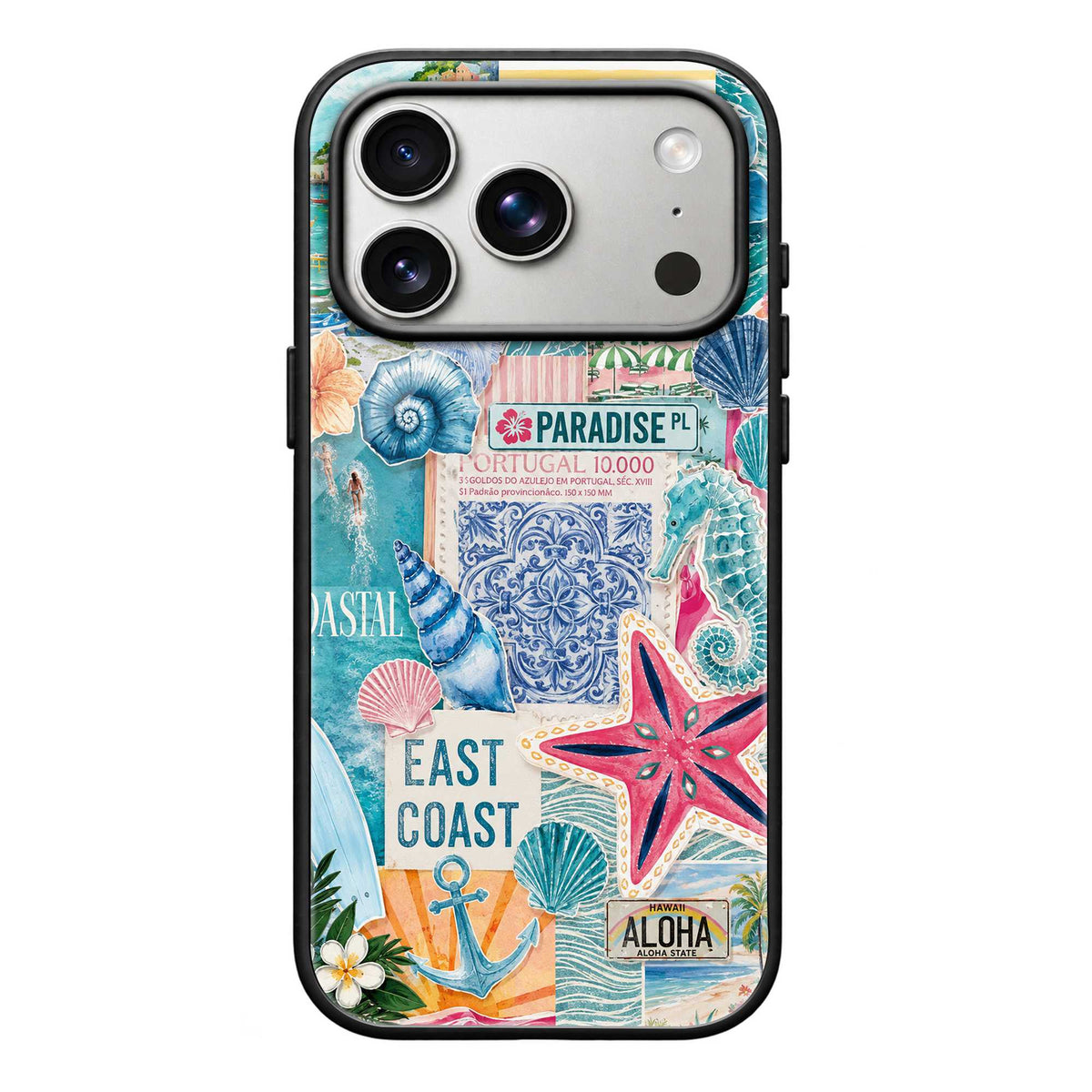 Paradise Postcard Glass Case