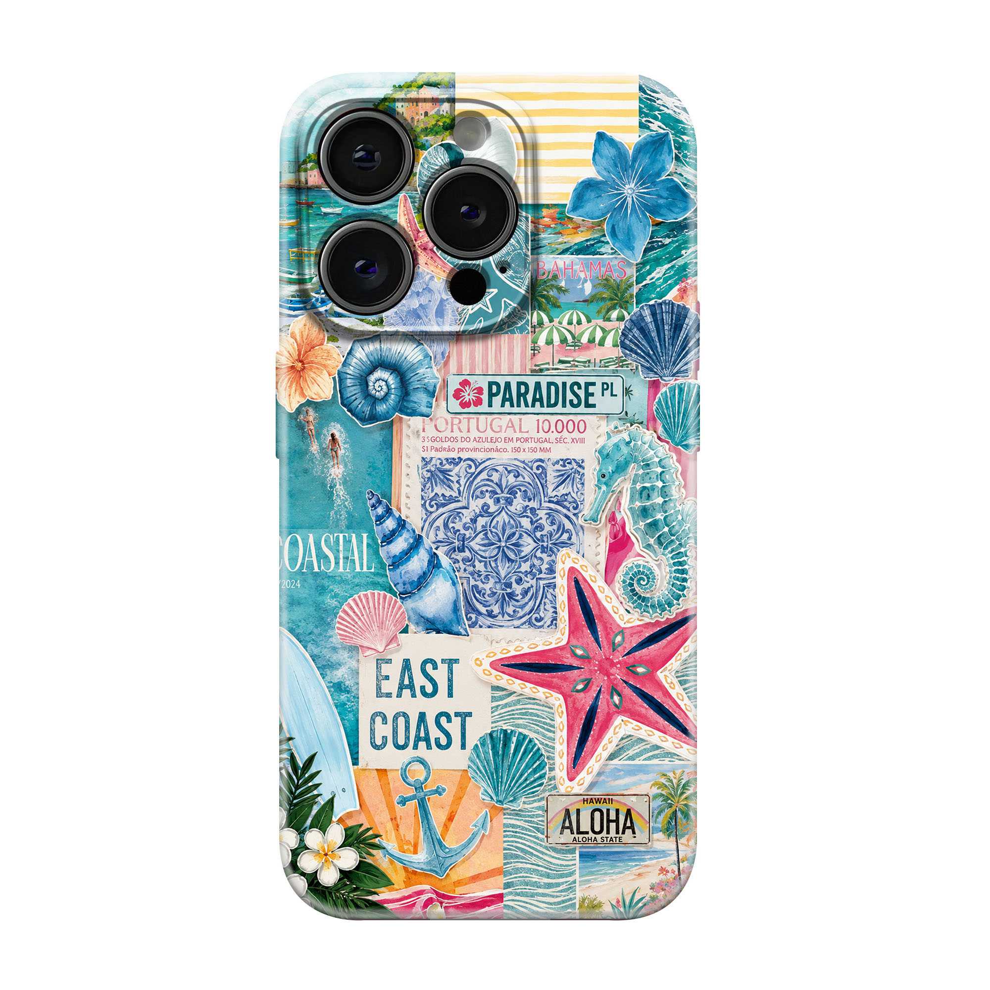 Paradise Postcard Glossy Hard Case