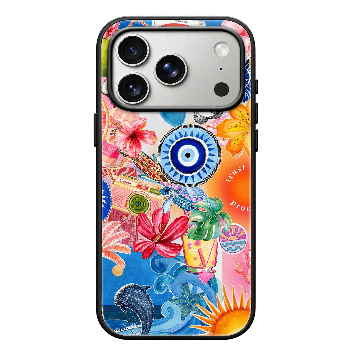 Paradise Vibes Glass Case