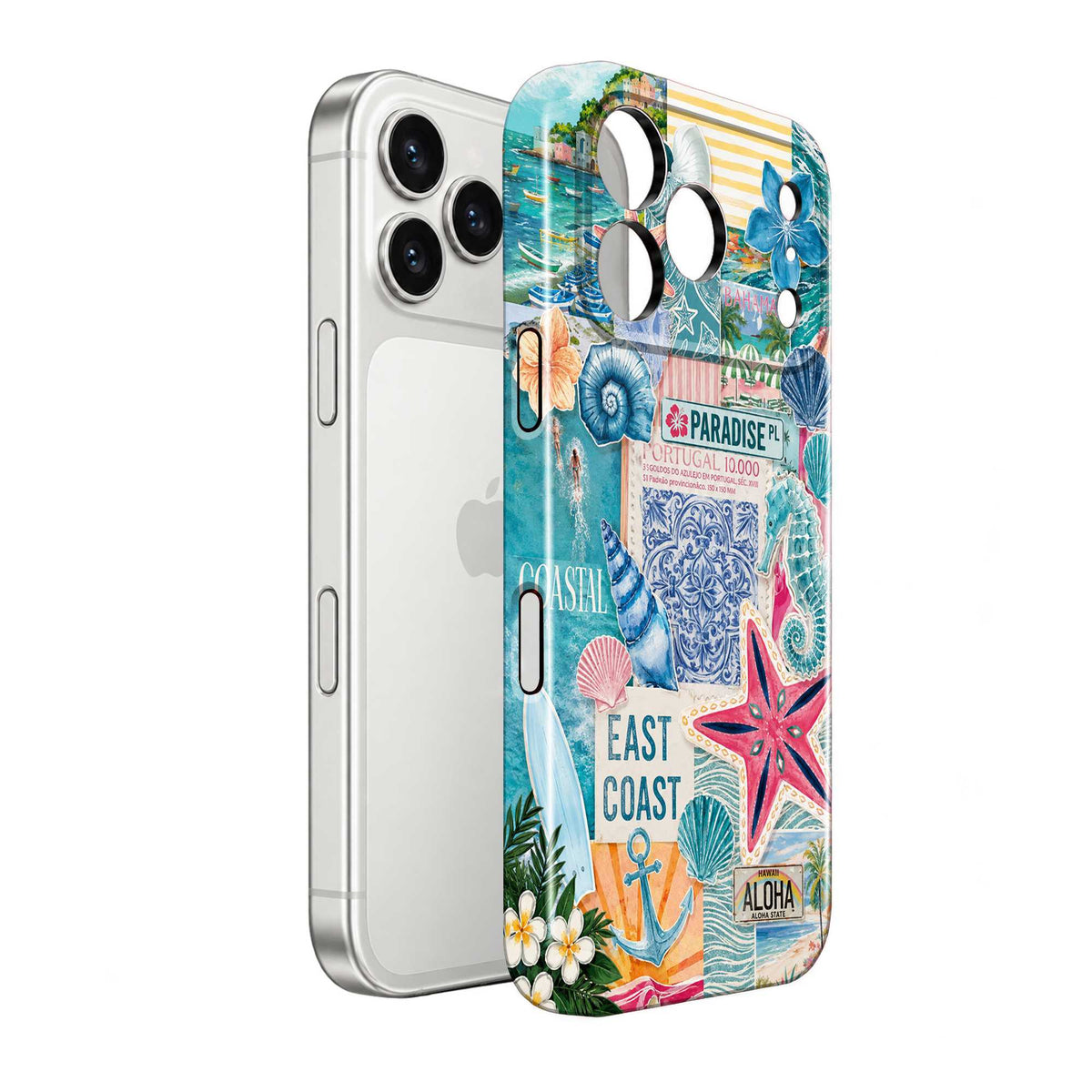 Paradise Postcard Glossy Hard Case