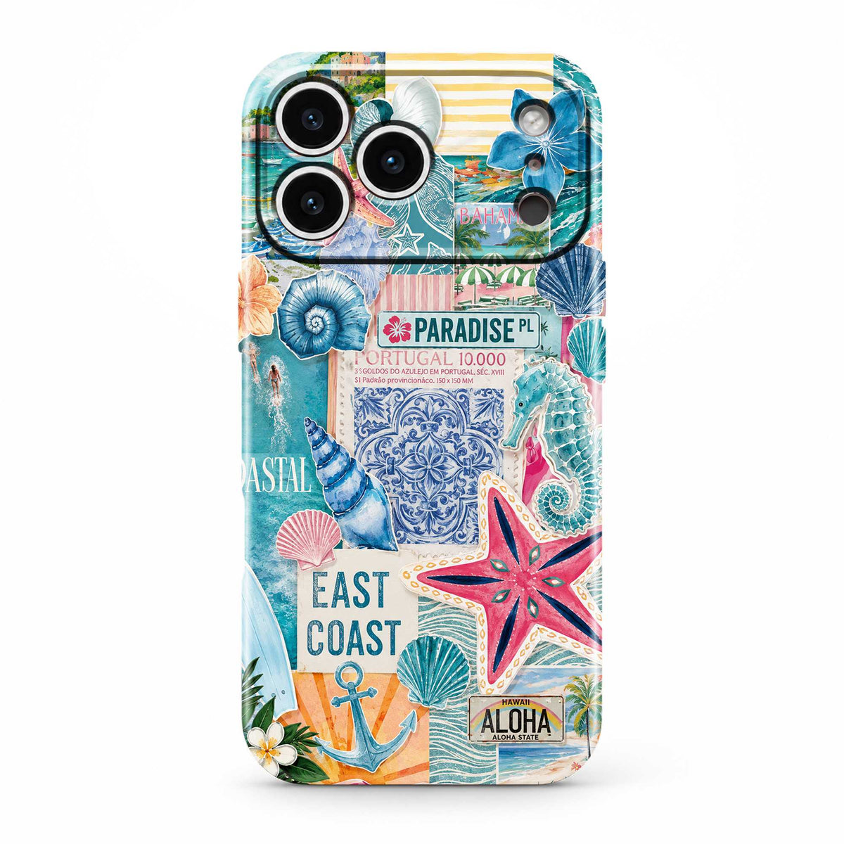 Paradise Postcard Glossy Hard Case