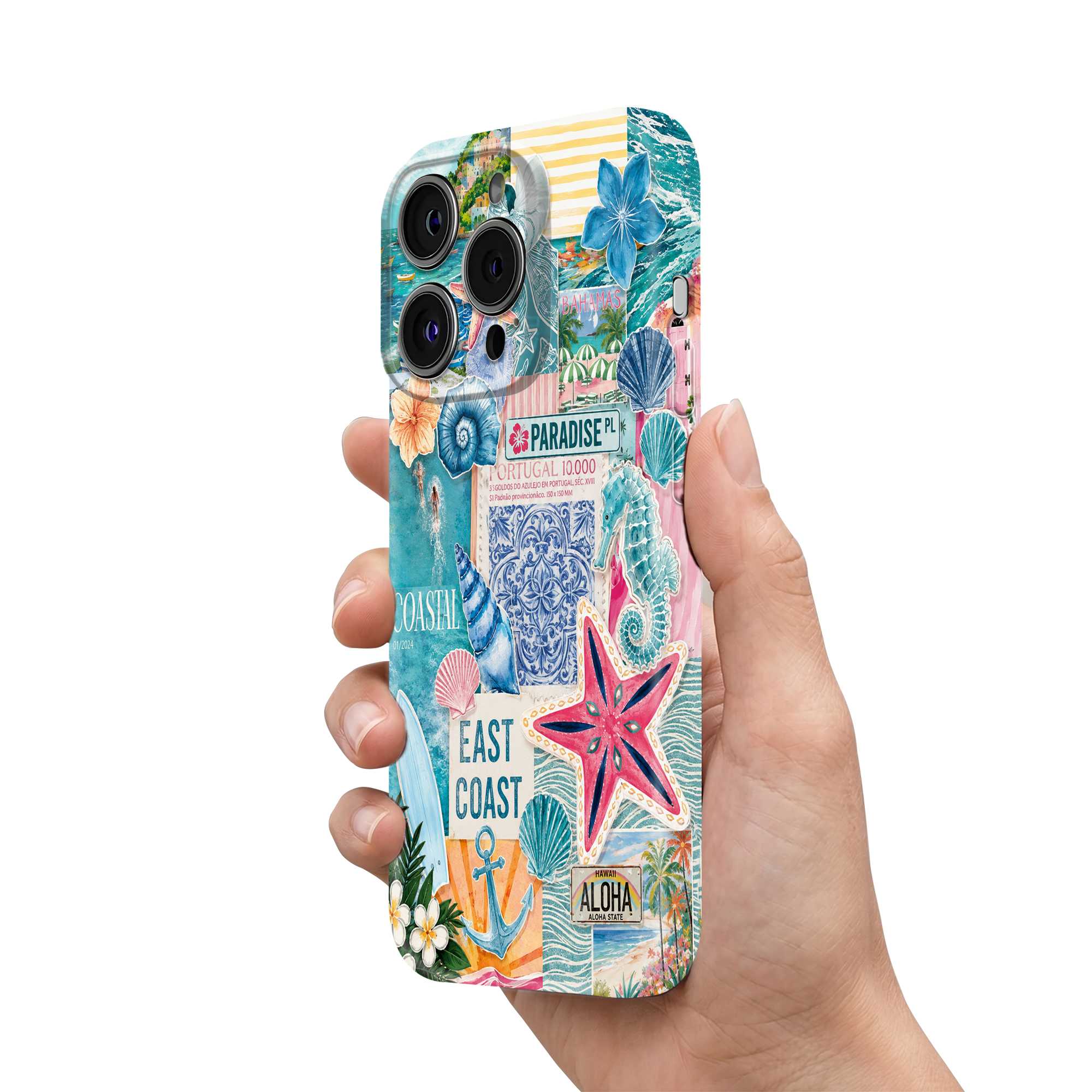 Paradise Postcard Glossy Hard Case