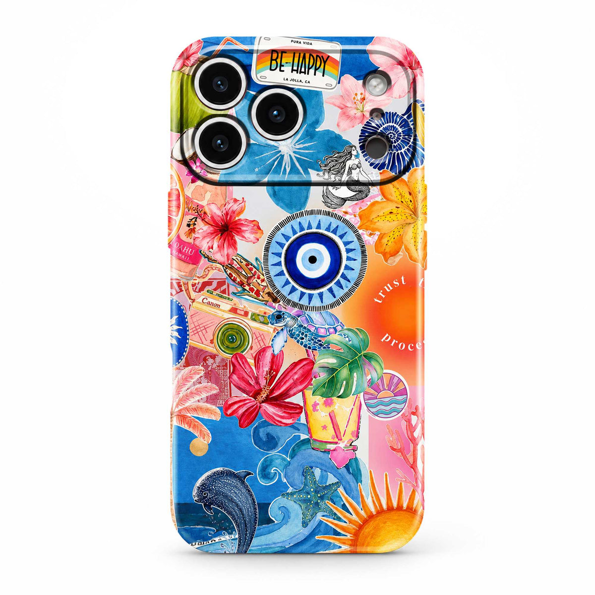 Paradise Vibes Glossy Hard Case