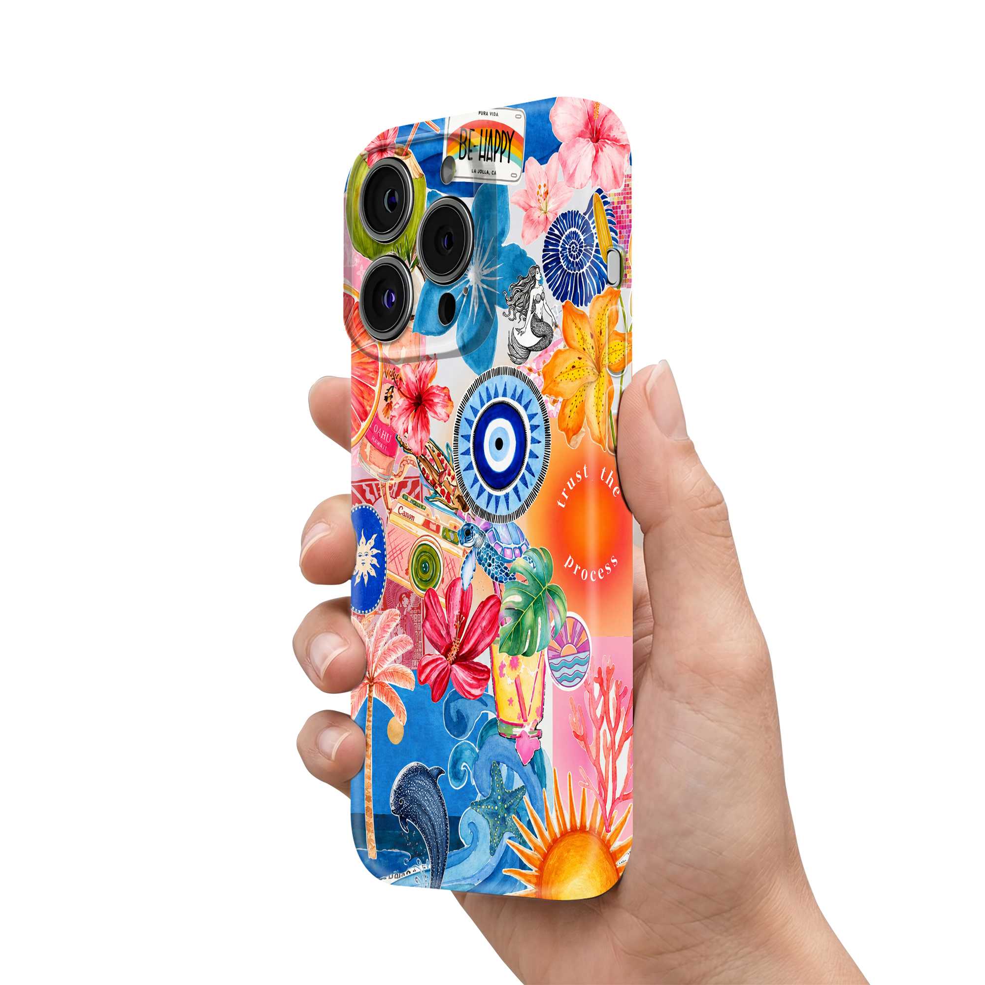 Paradise Vibes Glossy Hard Case