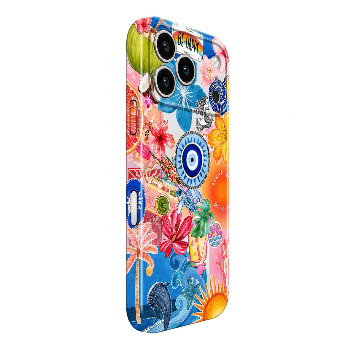 Paradise Vibes Glossy Hard Case
