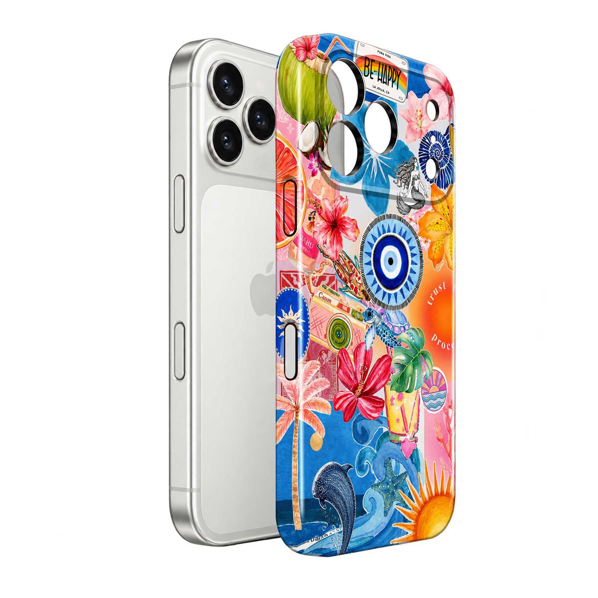Paradise Vibes Glossy Hard Case