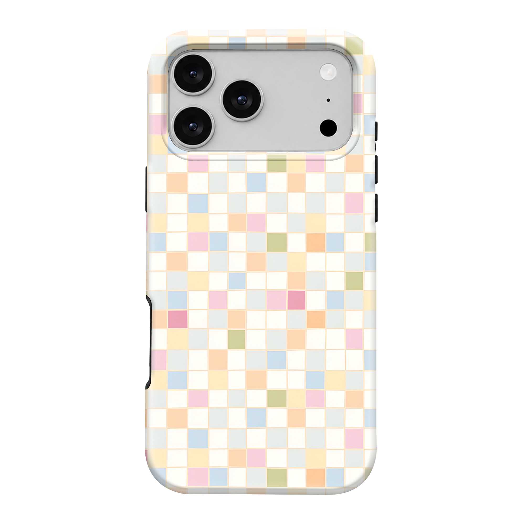 Pastel Checks Dual Guard Case