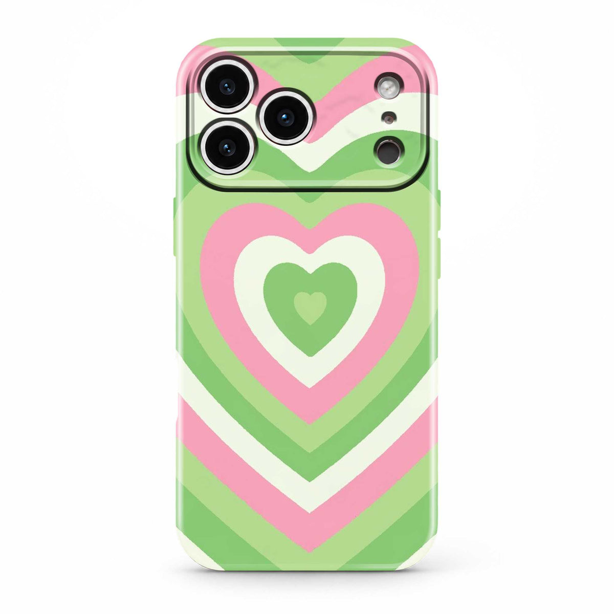 Pastel Heart Waves Glossy Hard Case