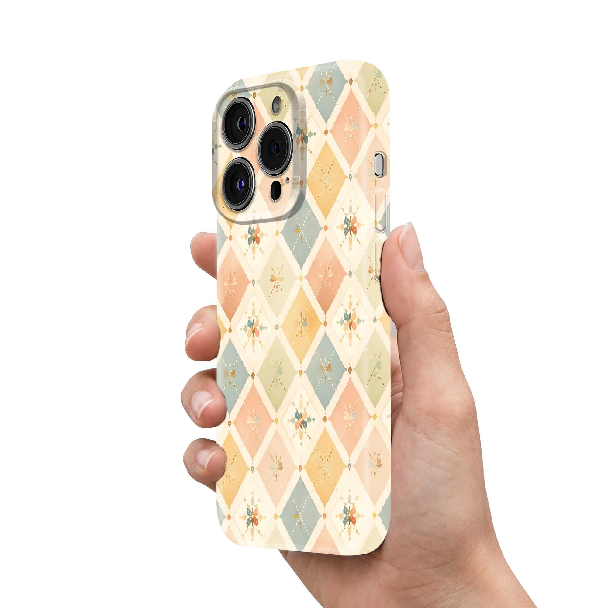 Pastel Diamond Glossy Hard Case