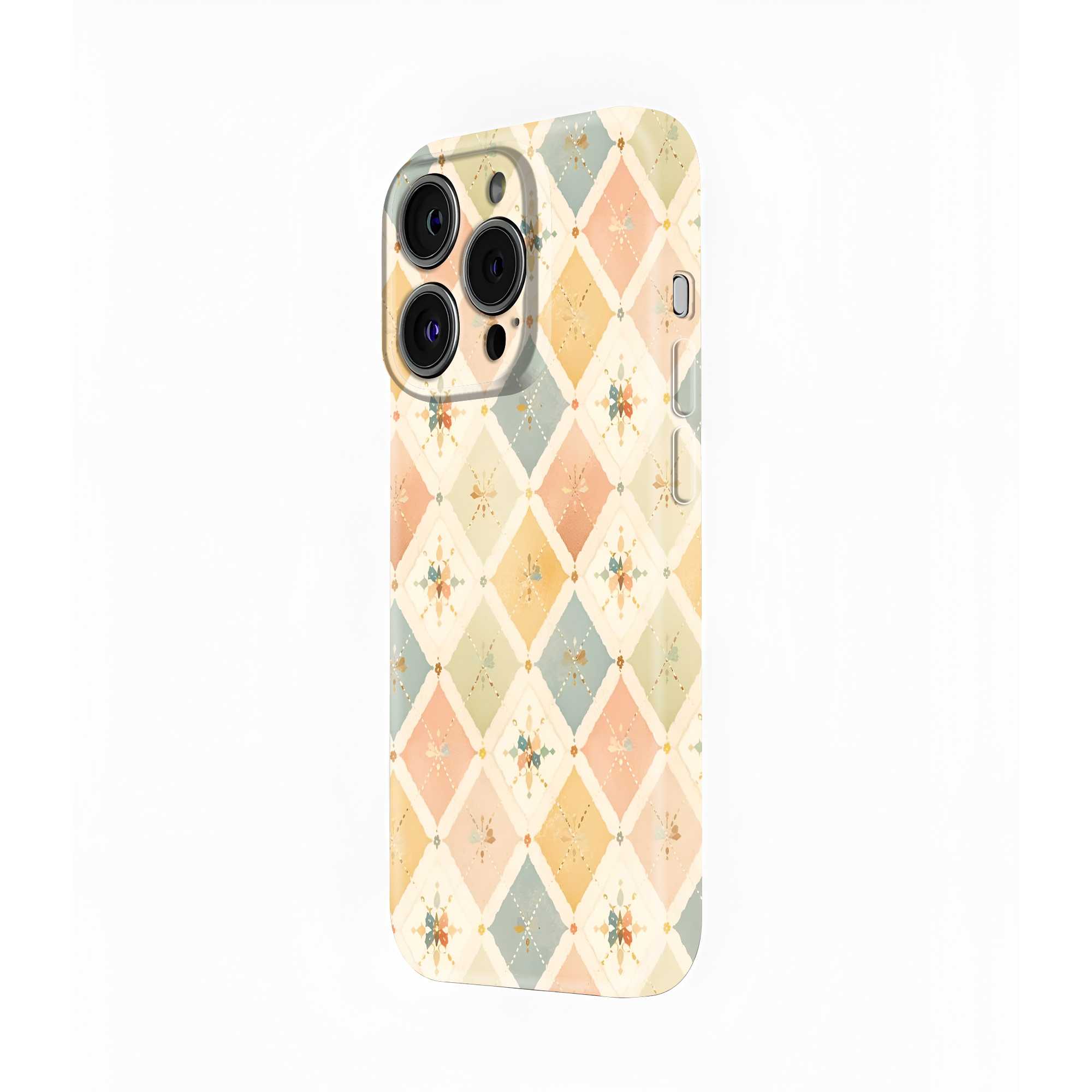 Pastel Diamond Glossy Hard Case