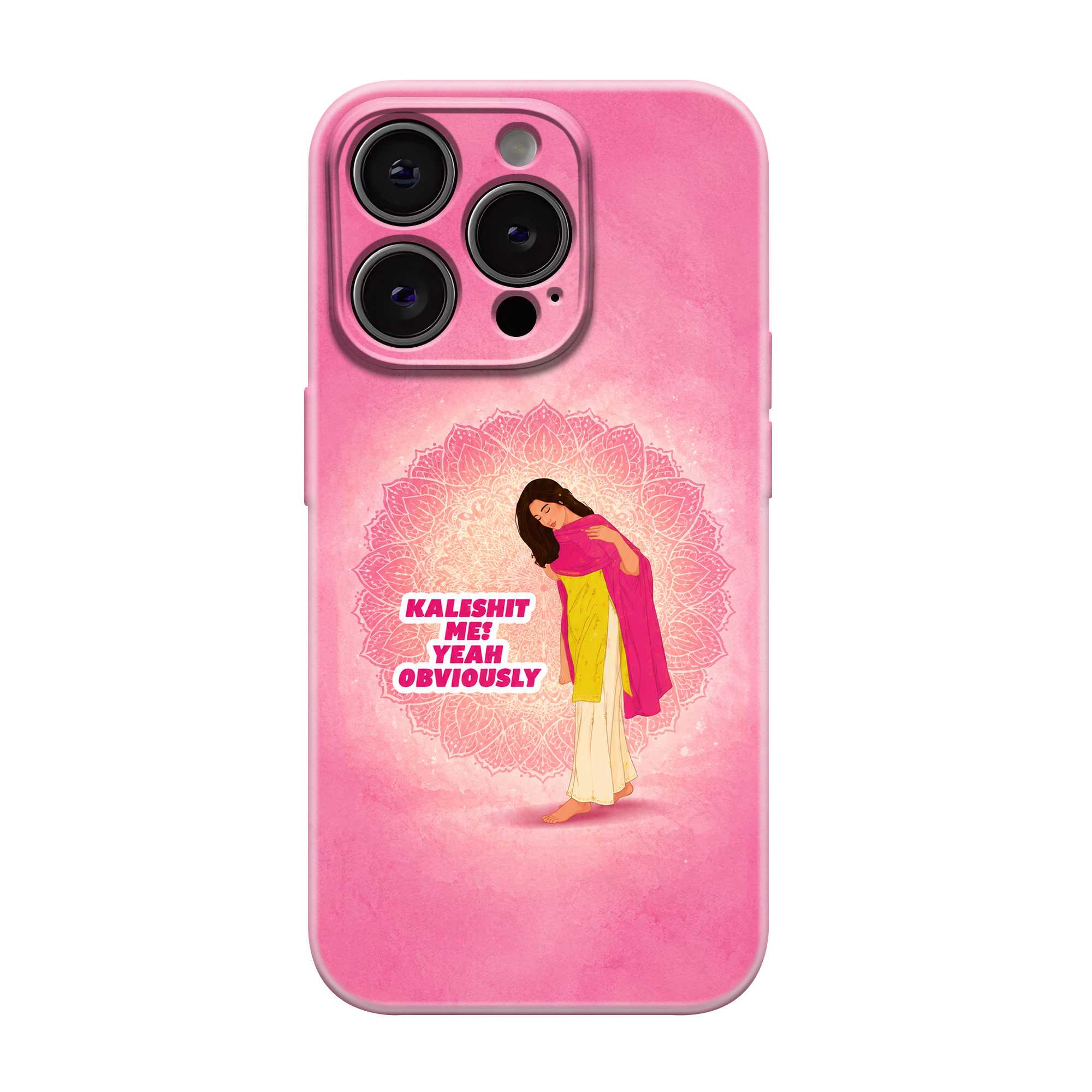 Pink Desi Girl Glossy Hard Case