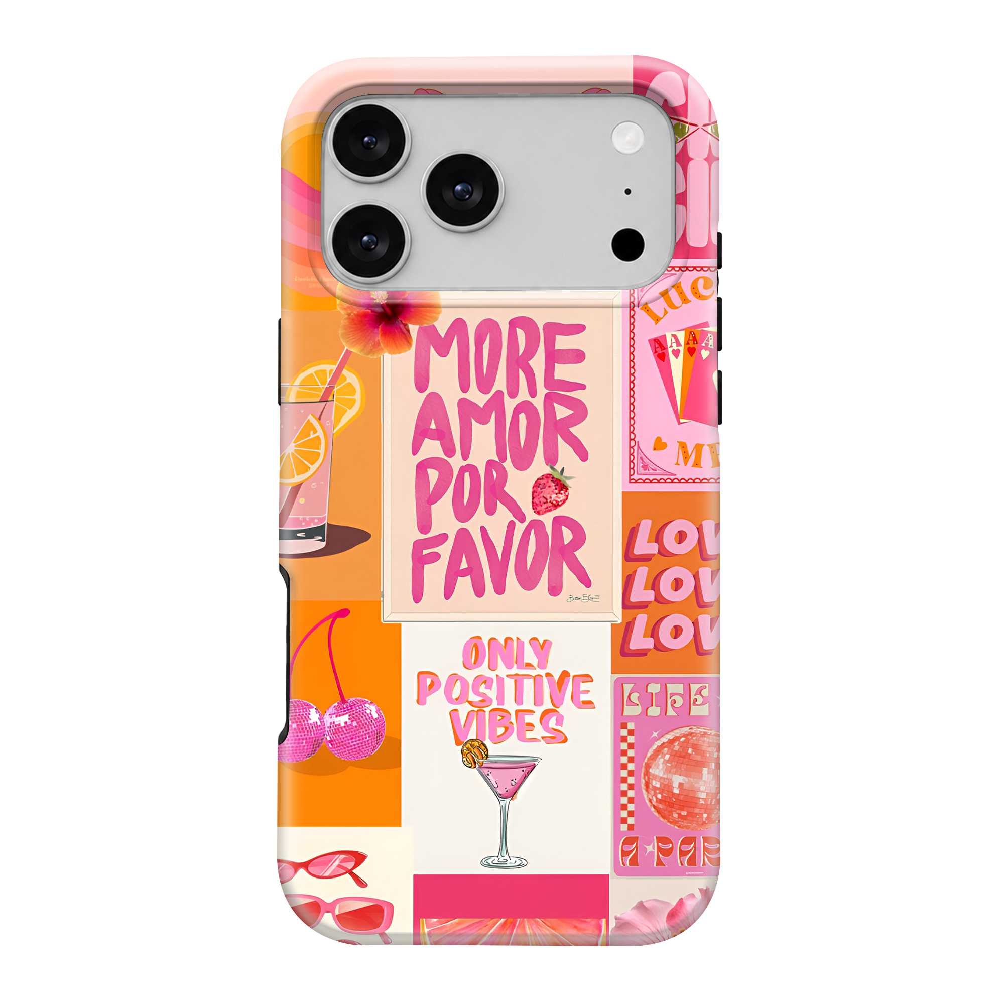 Pink Positivity Dual Guard Case
