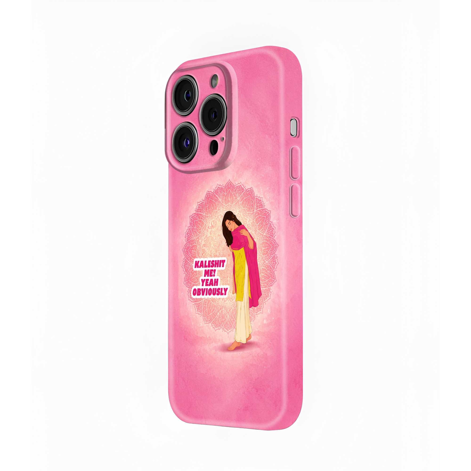 Pink Desi Girl Glossy Hard Case