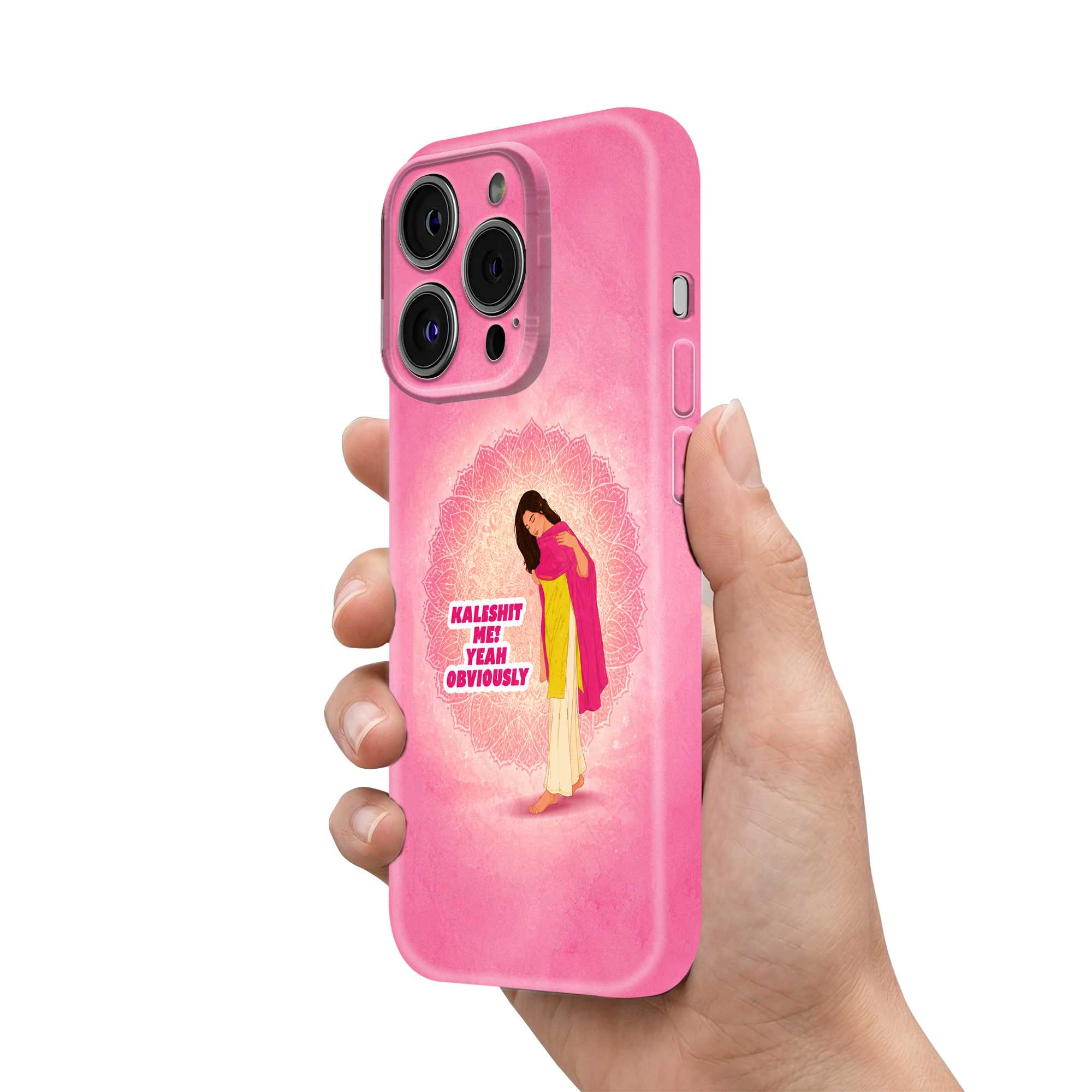 Pink Desi Girl Glossy Hard Case