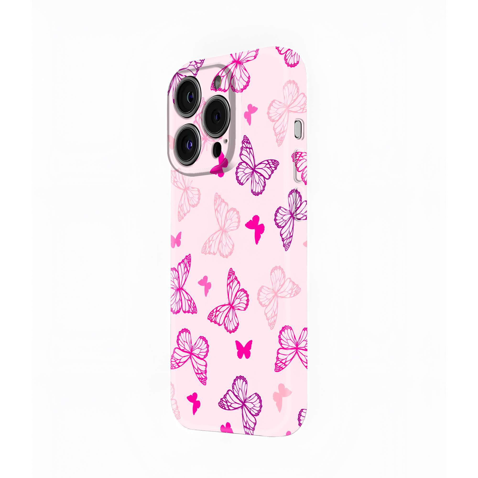 Pink Flutter Glossy Hard Case