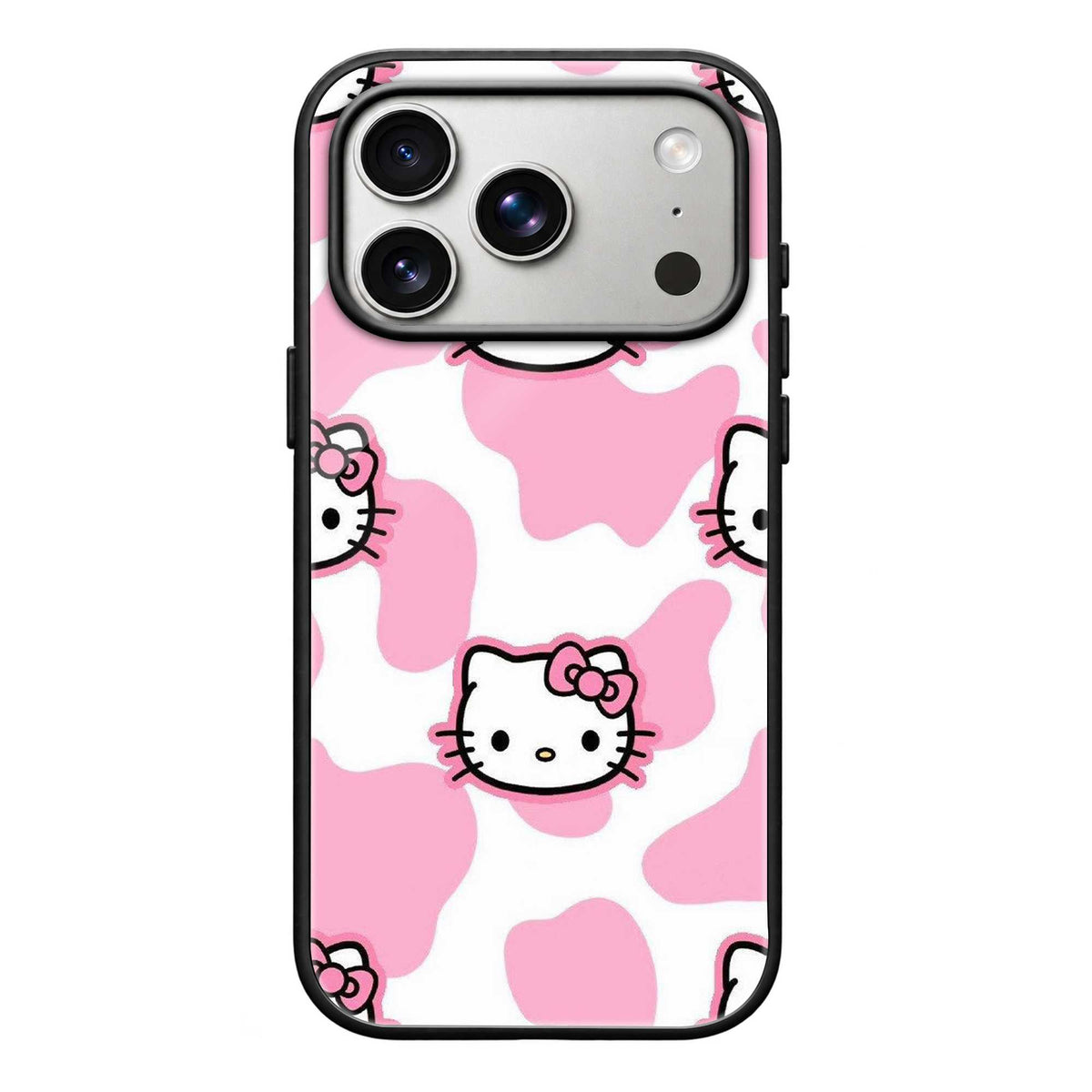 Pink Kitty Moo Glass Case