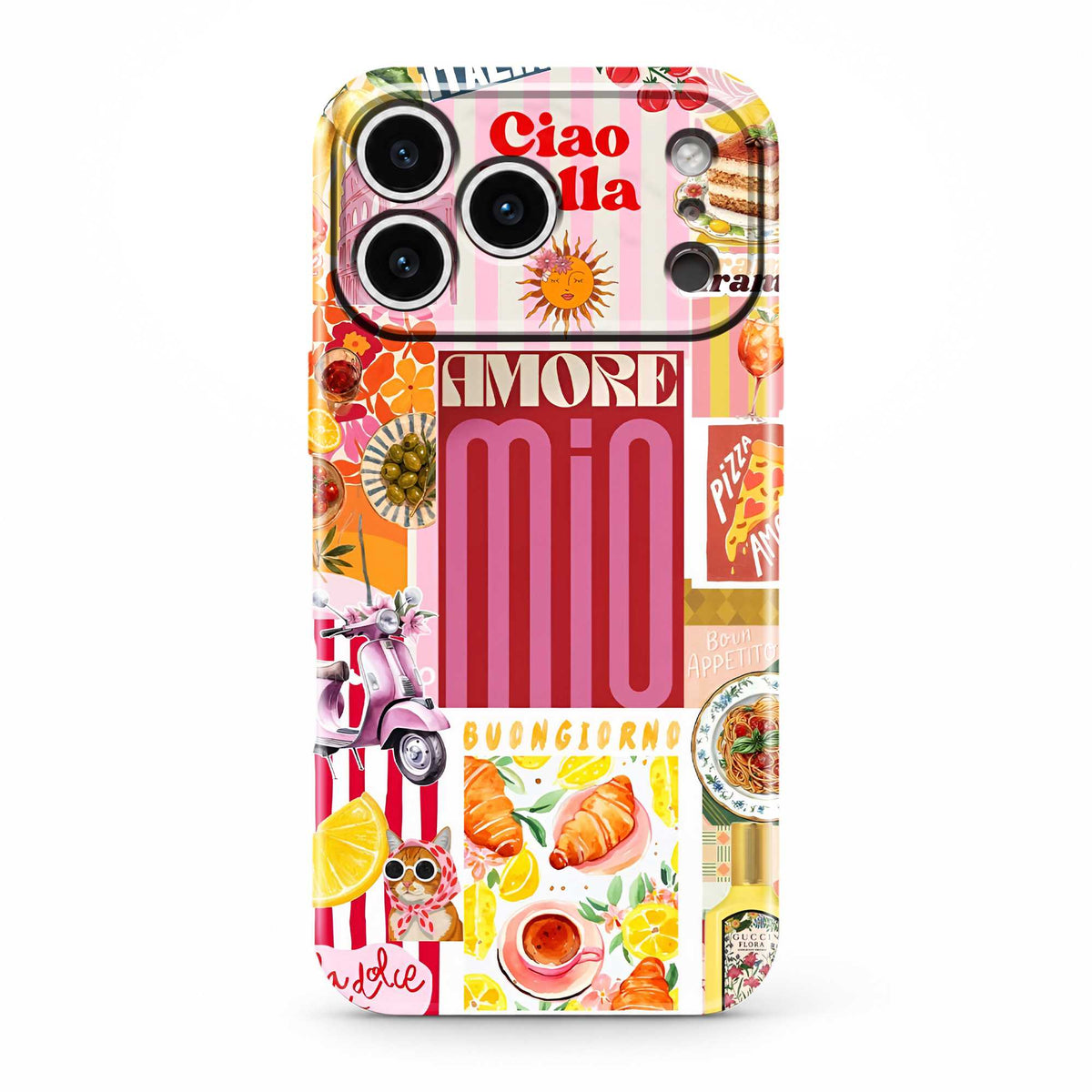 Pizza & Amore Vibes Glossy Hard Case