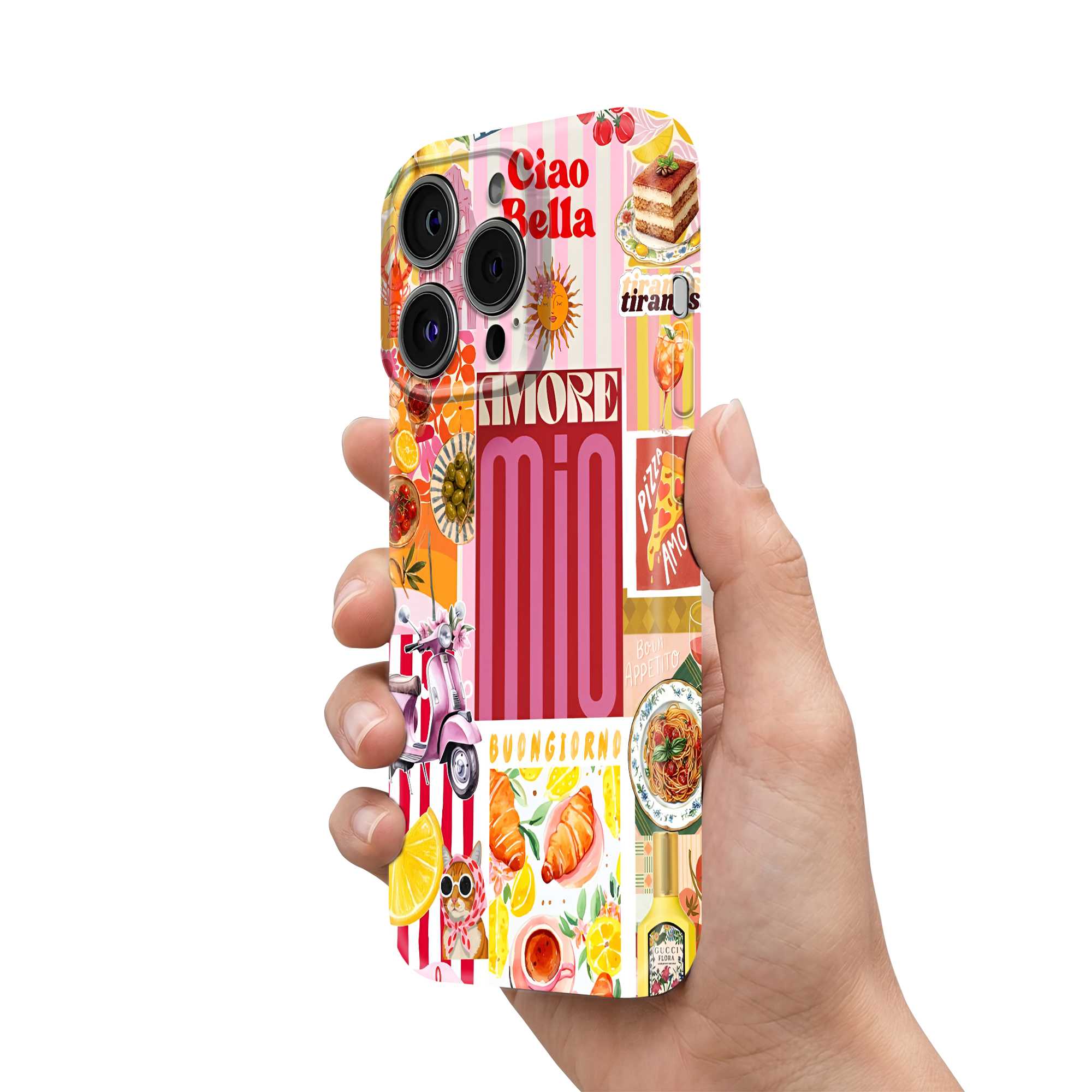 Pizza & Amore Vibes Glossy Hard Case