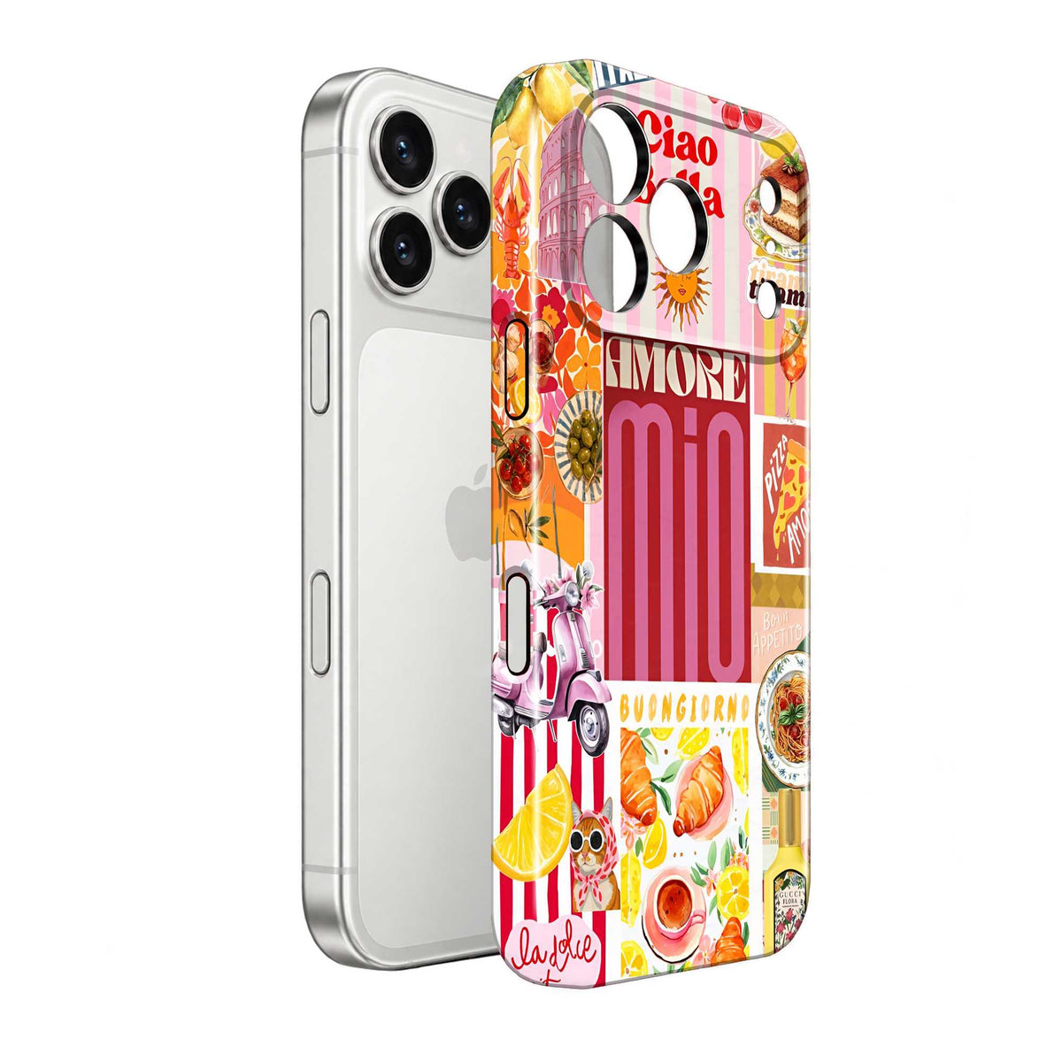 Pizza & Amore Vibes Glossy Hard Case