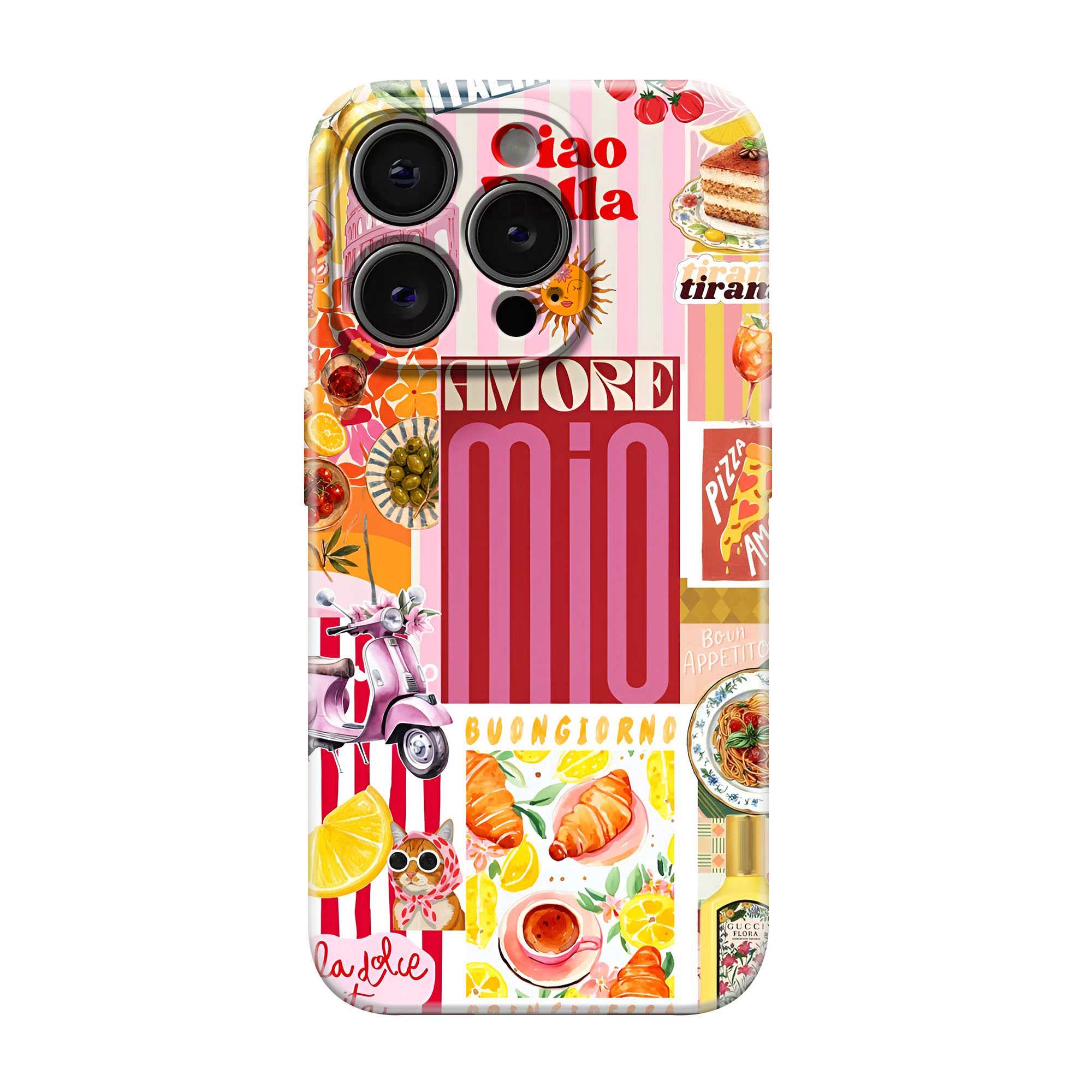 Pizza & Amore Vibes Glossy Hard Case