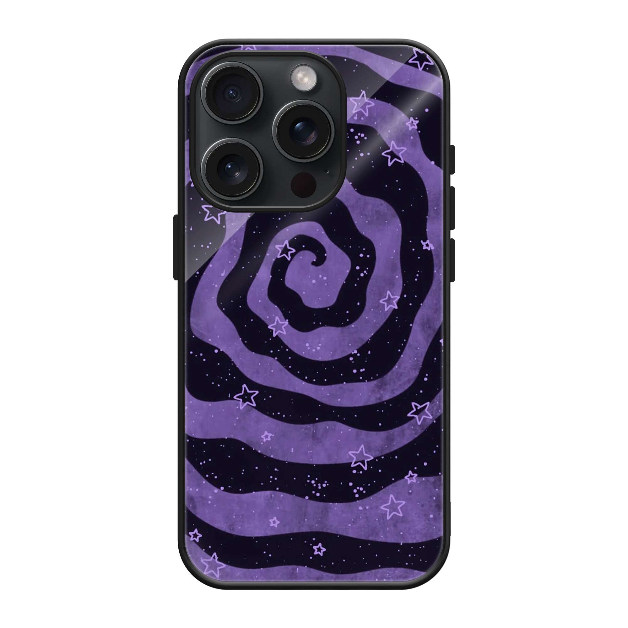Violet Stardust Glass Case