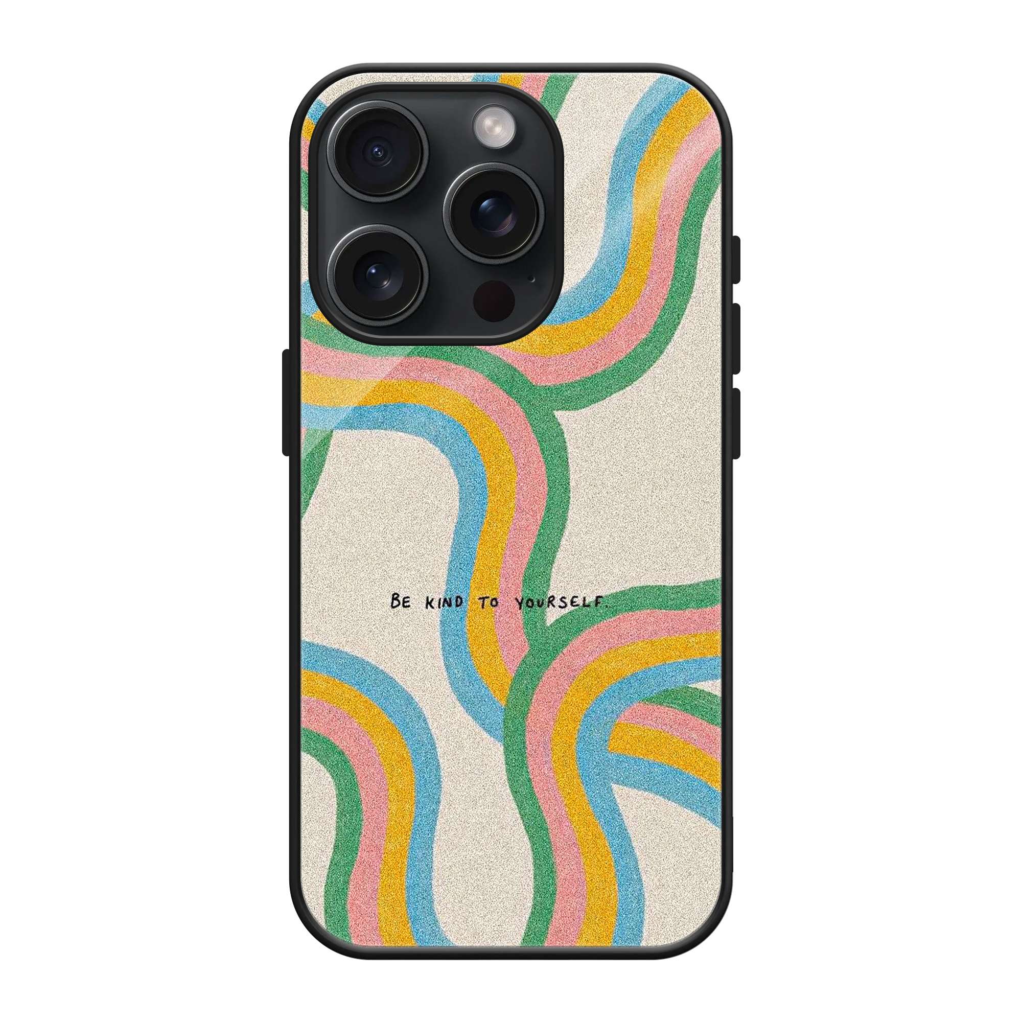 Retro Rainbow Glass Case