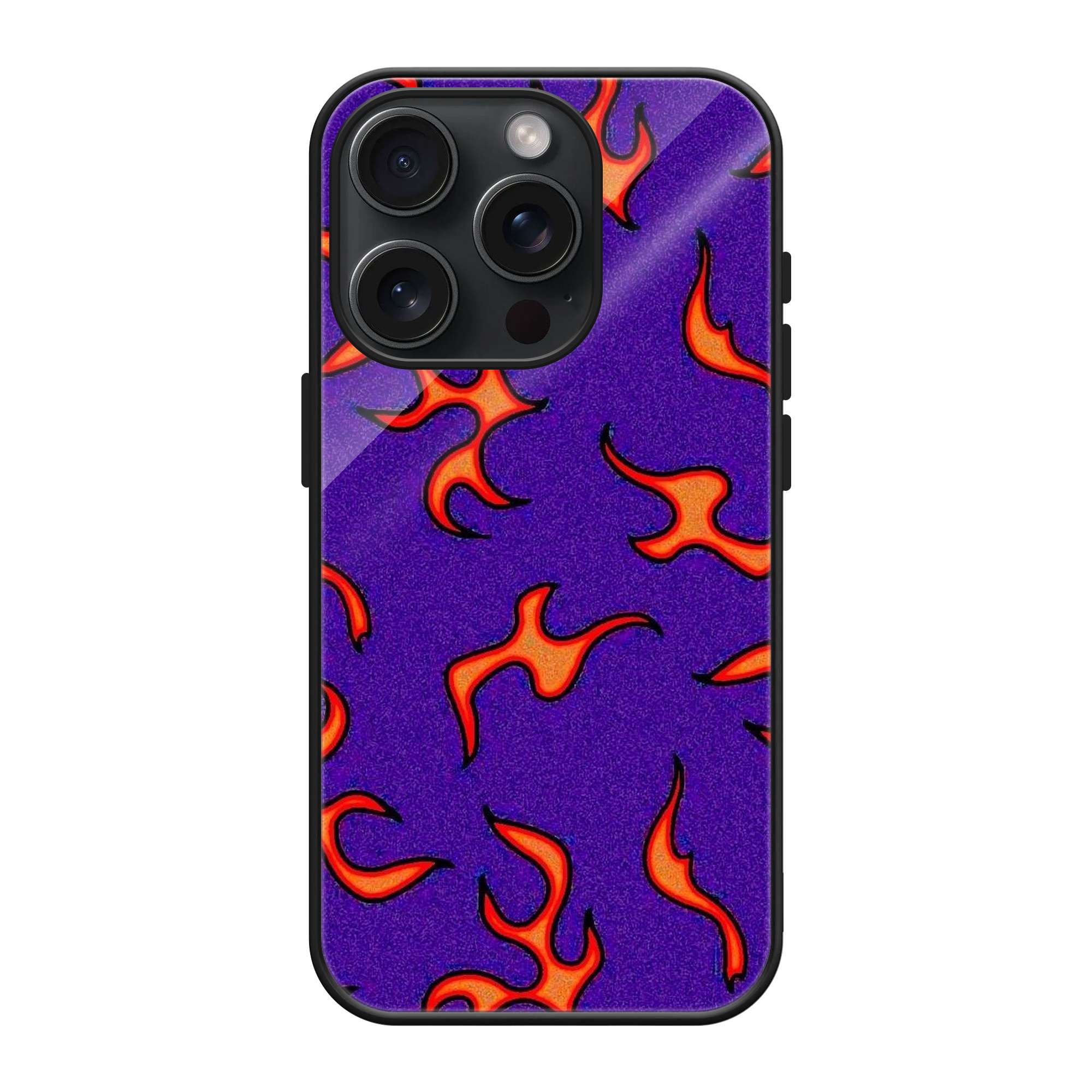 Purple Inferno Glass Case