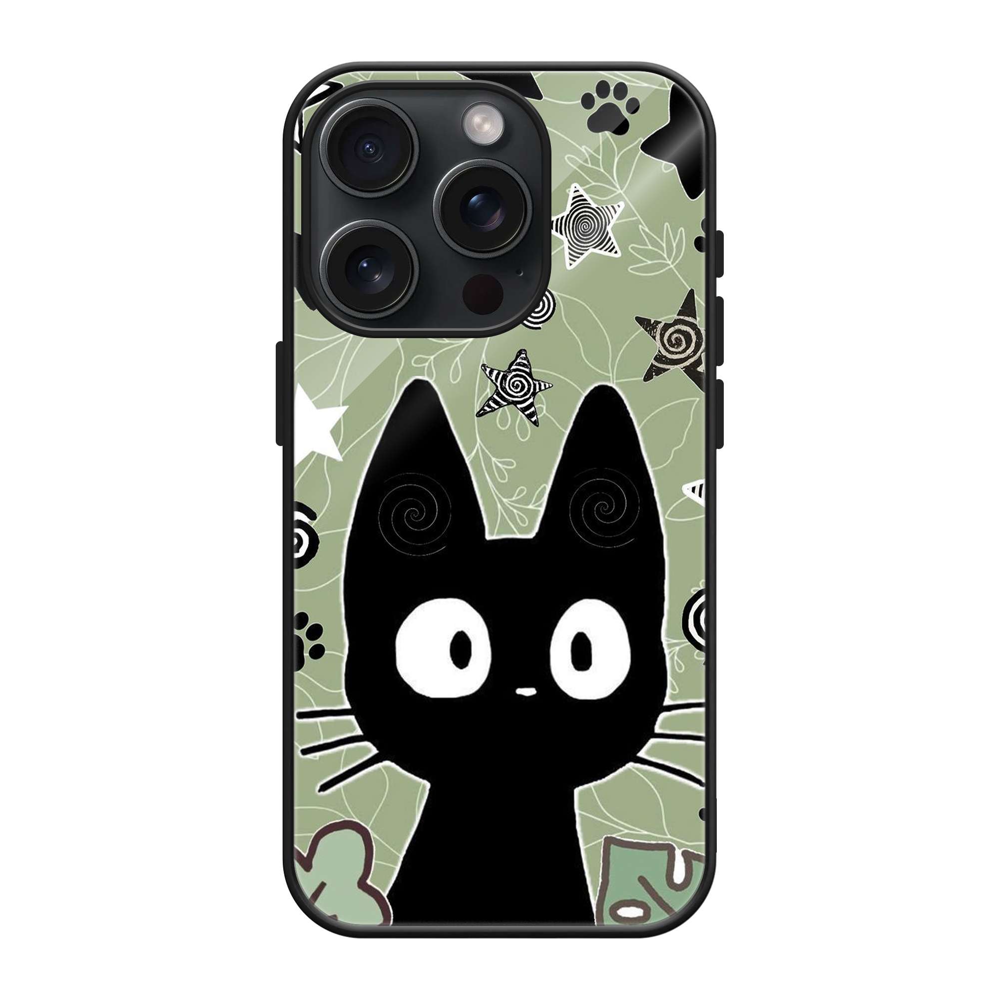 Mystic Kitty Glass Case