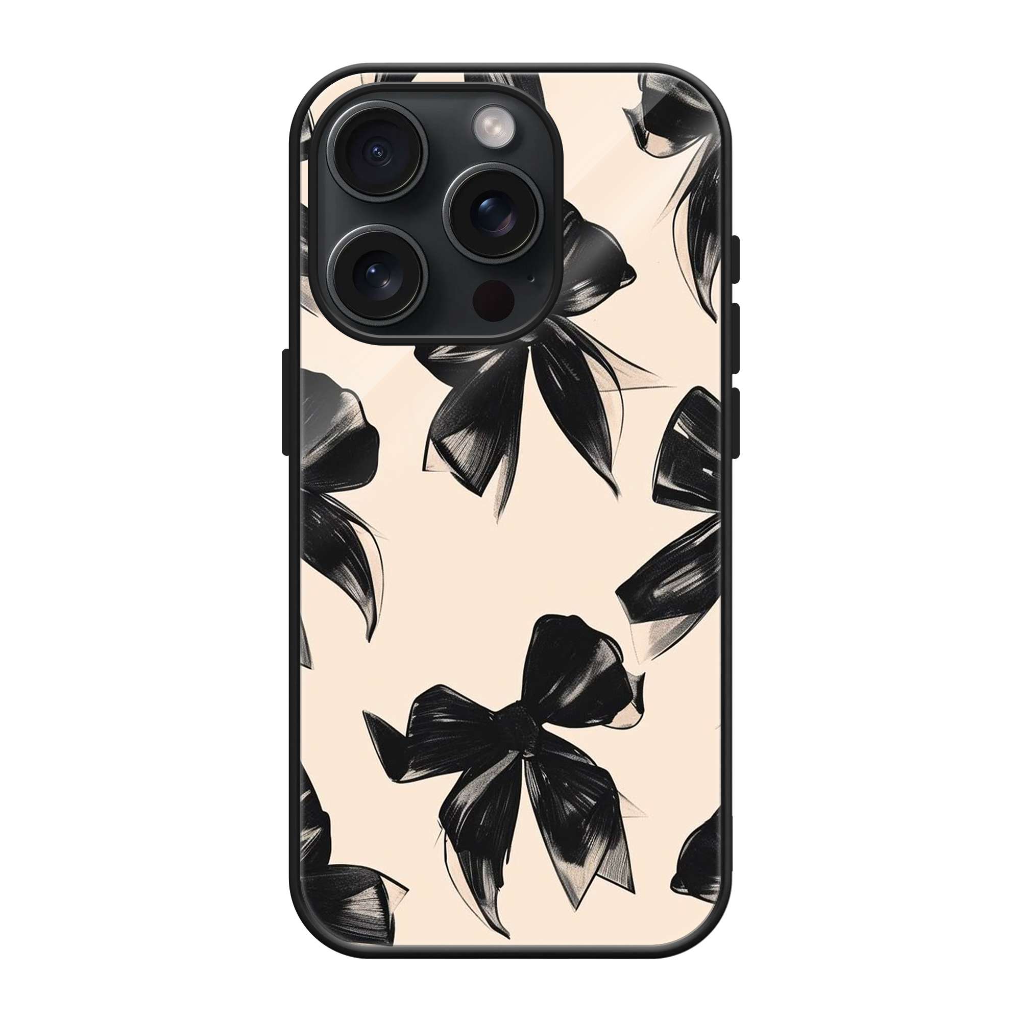 Midnight Bow Glass Case