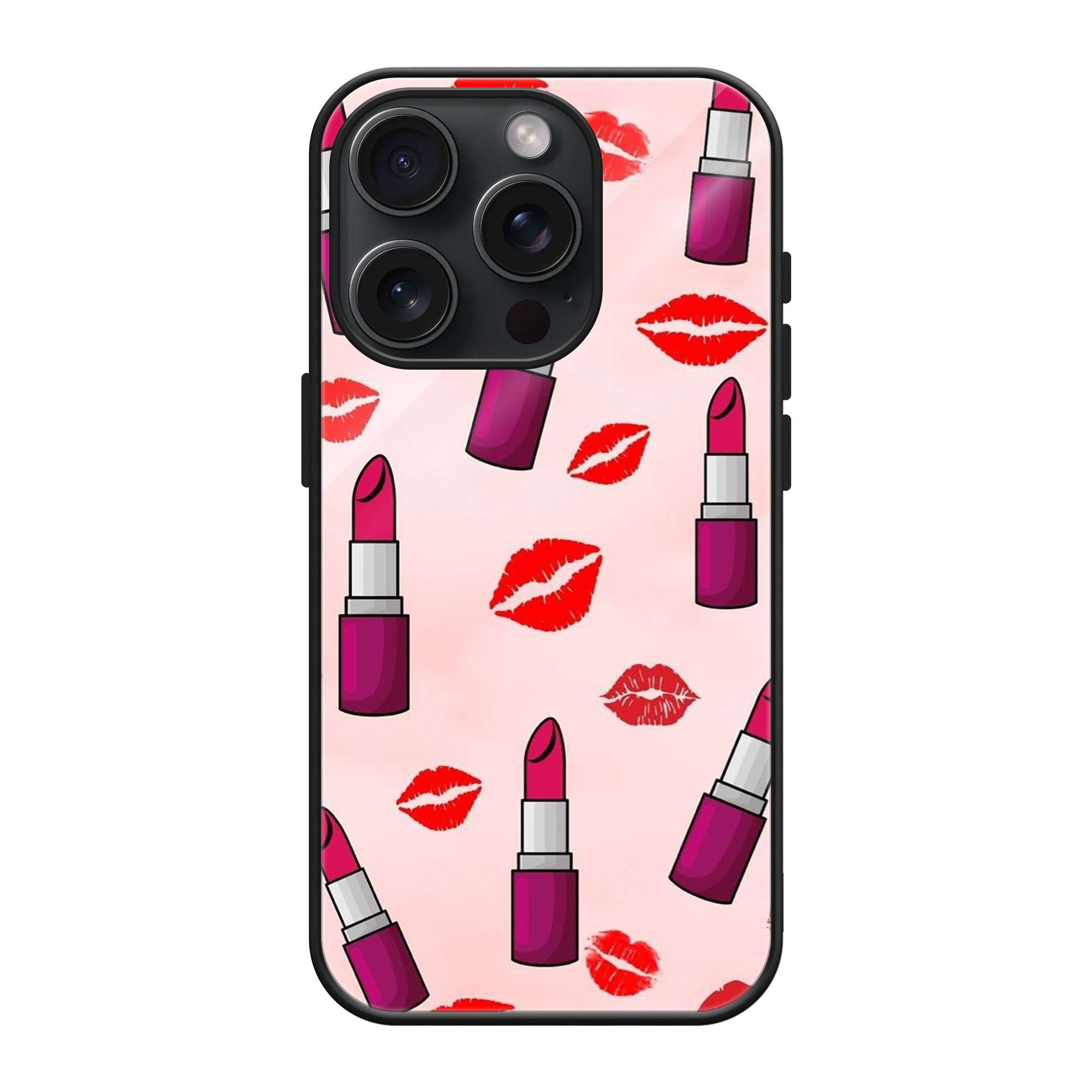 Lipstick Love Glass Case