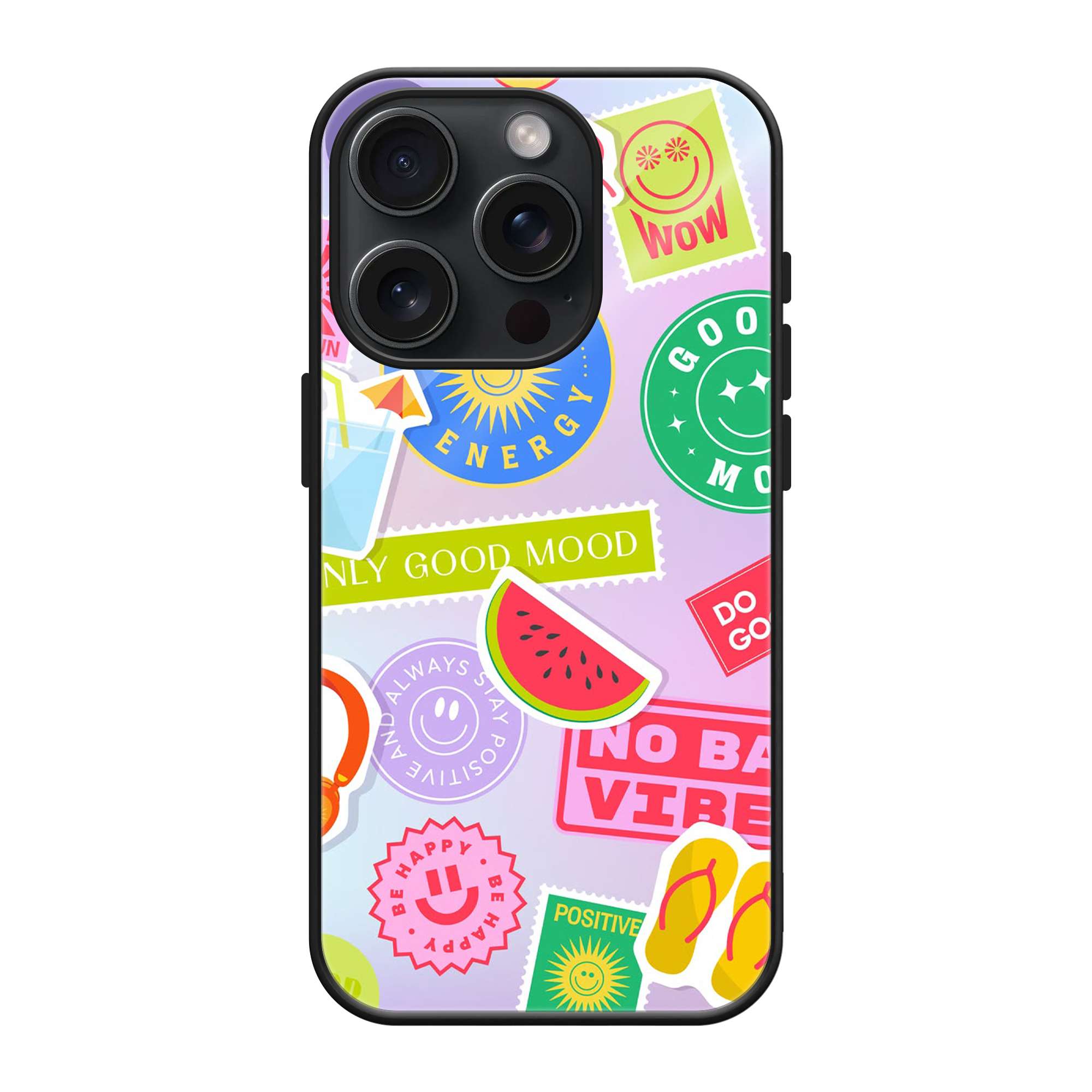 Happy Mood Glass Case