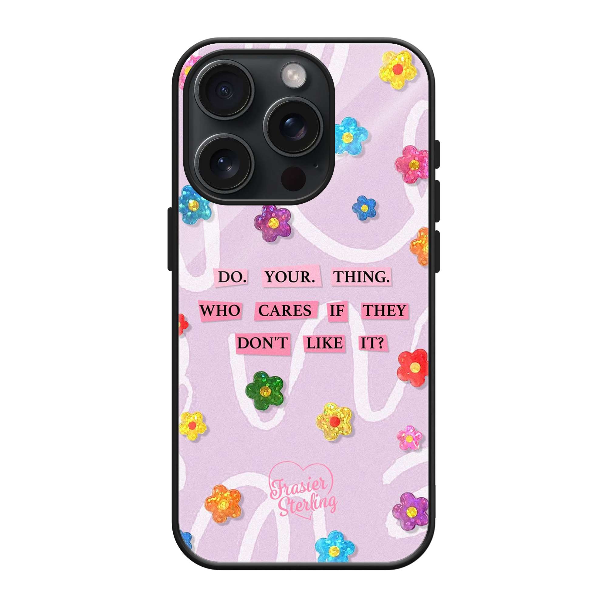 Flower Pop Glass Case
