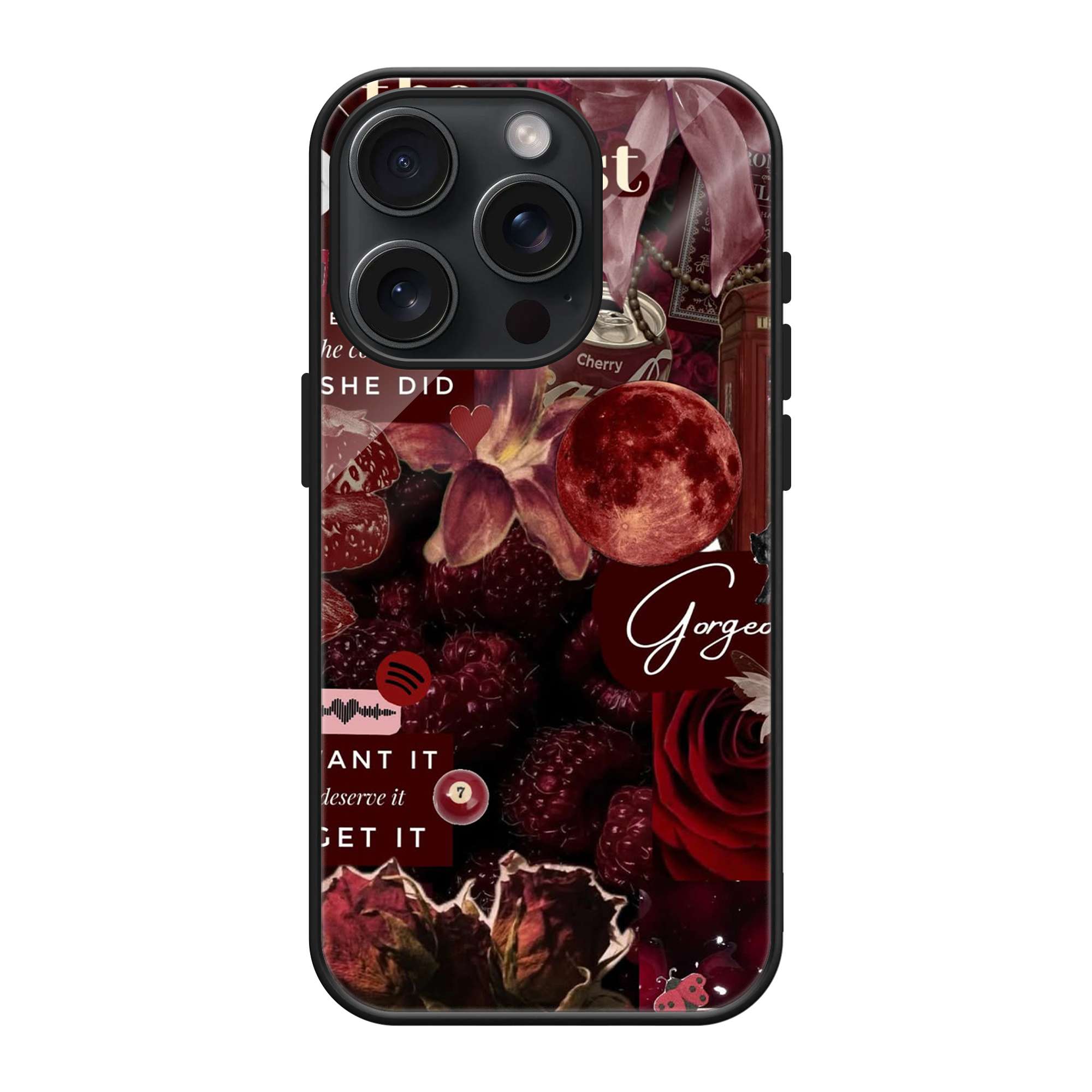 Cherry Moon Glass Case