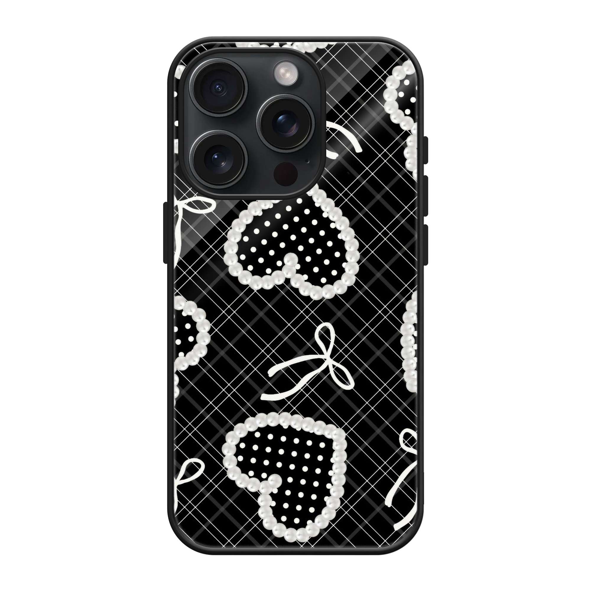 Black Swan Bow Glass Case