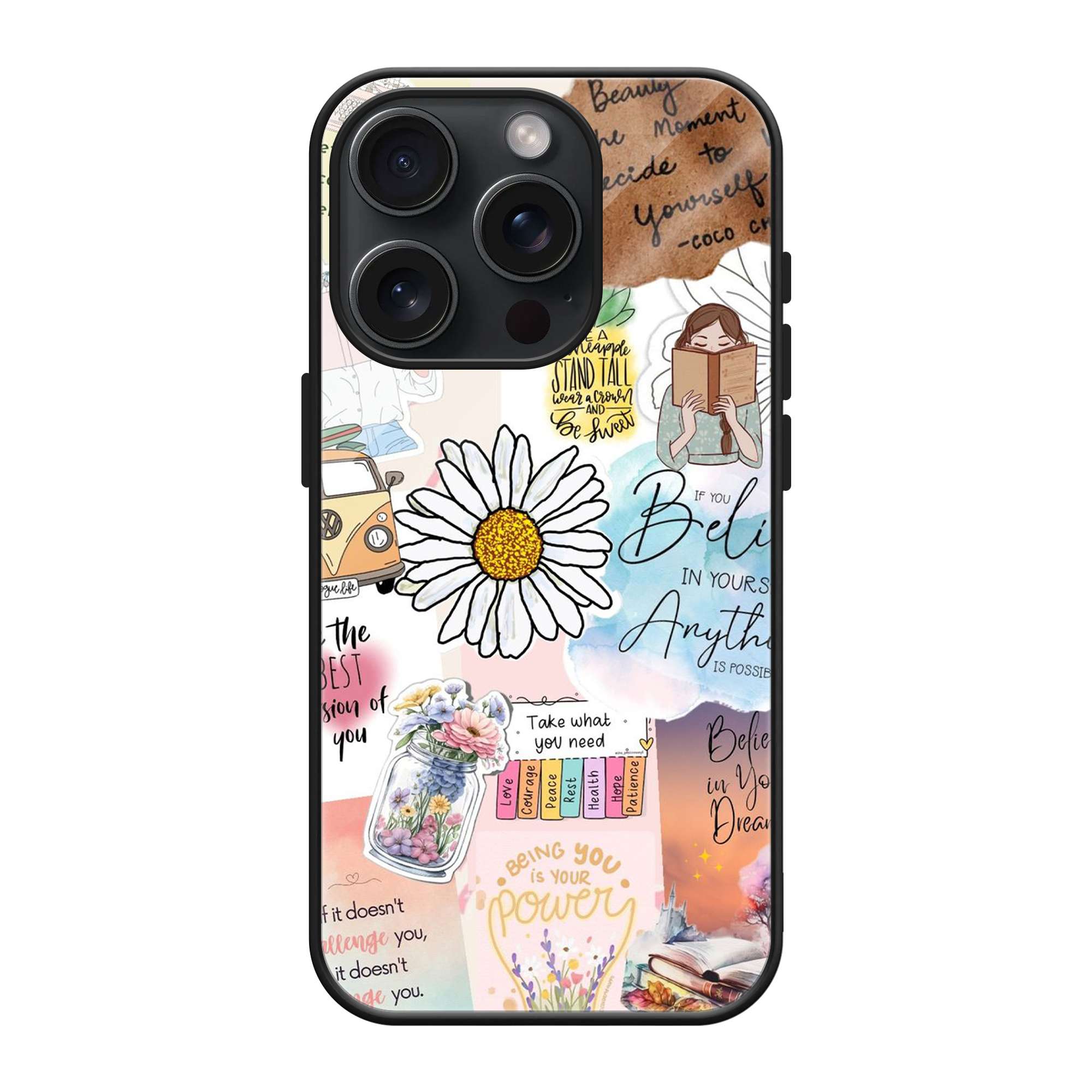 Believe In Your Dreams Glass Case